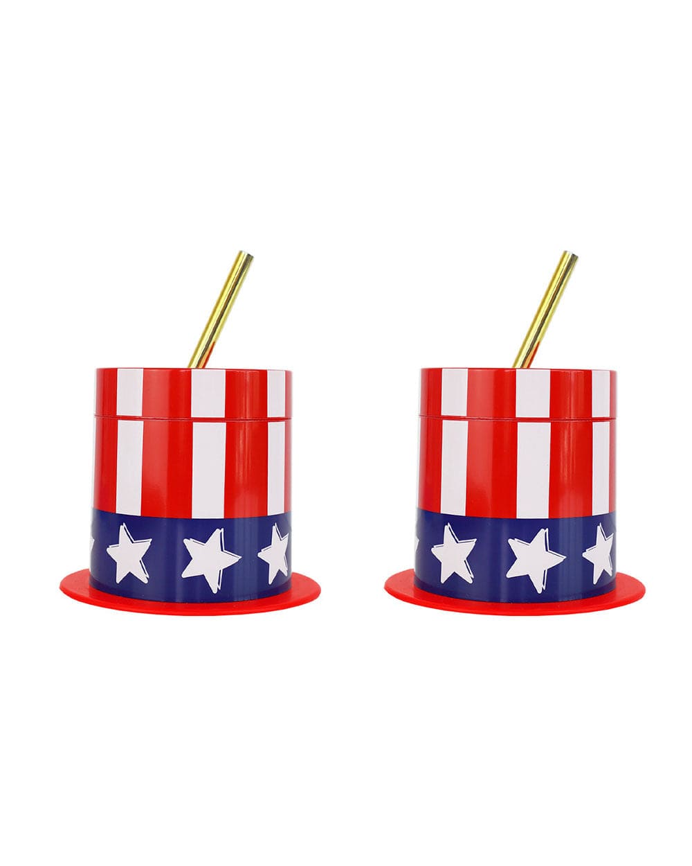Hats Off to The USA Sipper Set with Straws (Set of 2)