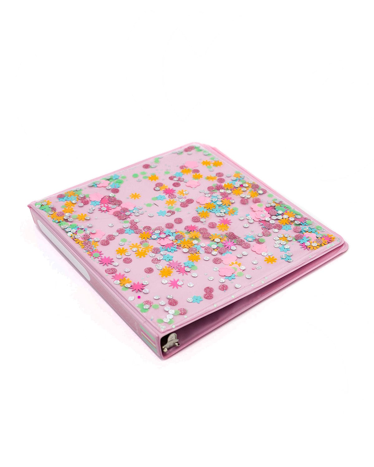 Flower Shop Confetti 3-Ring Binder – Packed Party