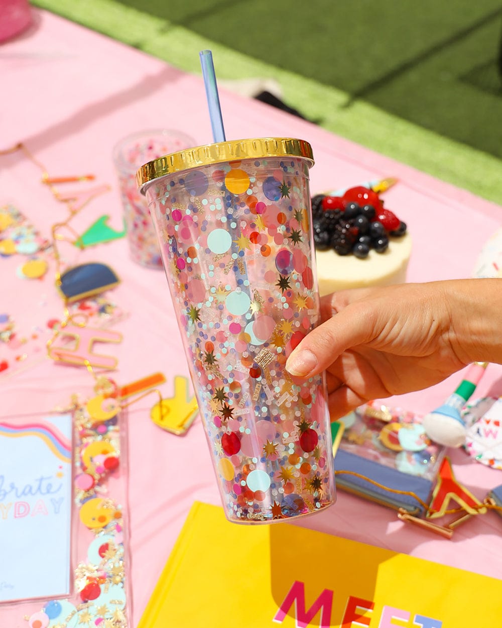 Multicolor Confetti Tumbler