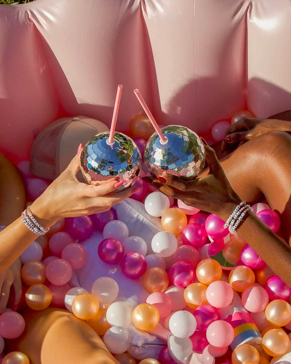 Disco Ball Sippers (set of 6)