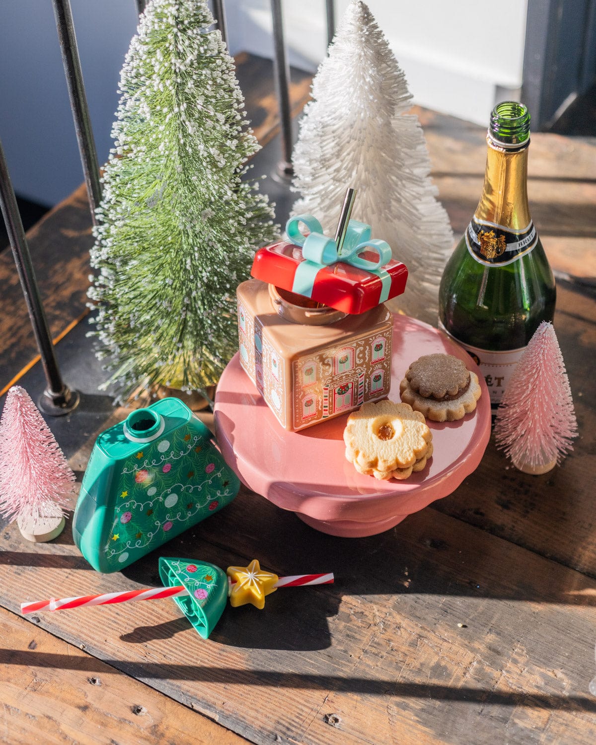 Gingerbread House Holiday Gift Sipper