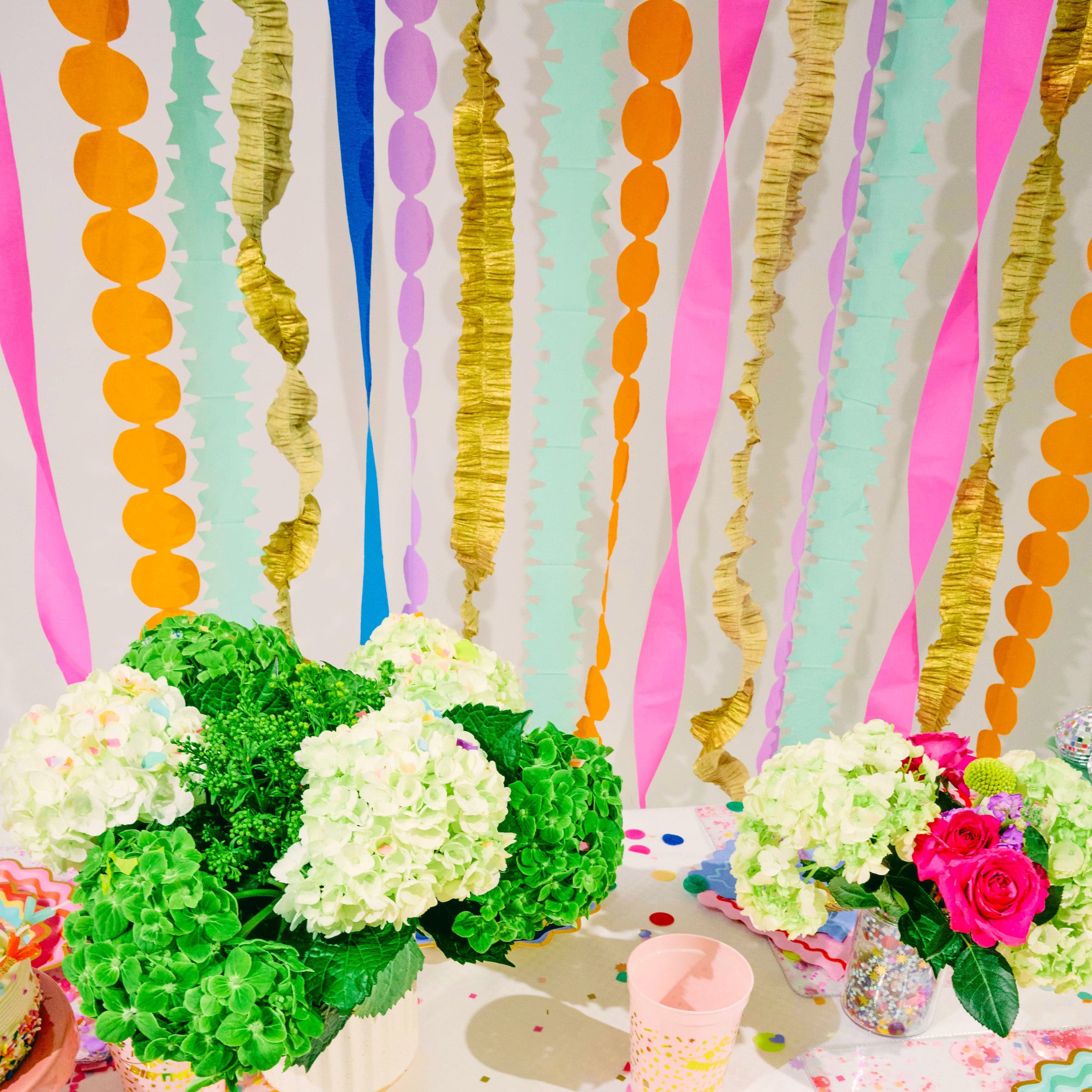 Multicolored Party Streamer Set