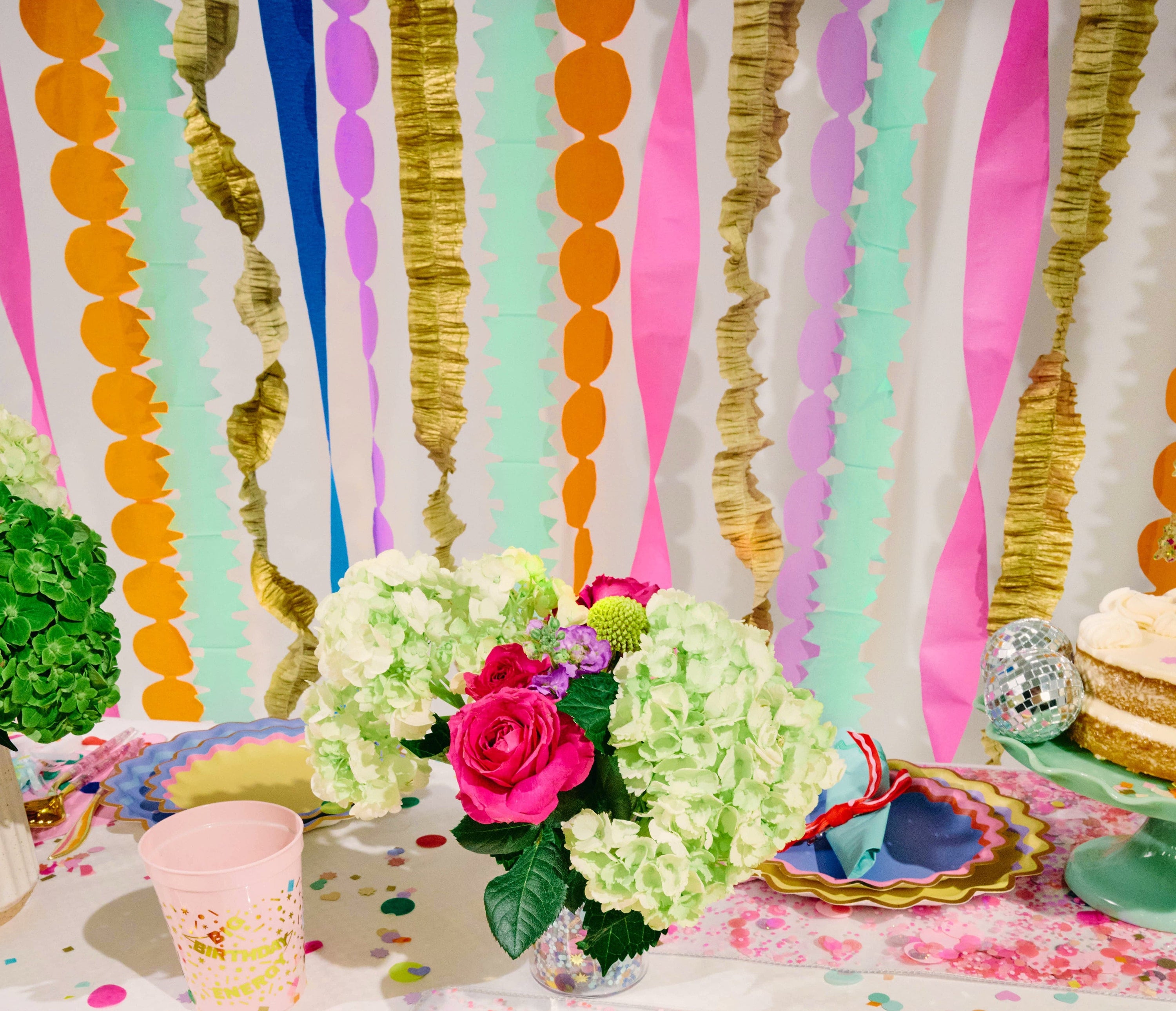 Multicolored Party Streamer Set