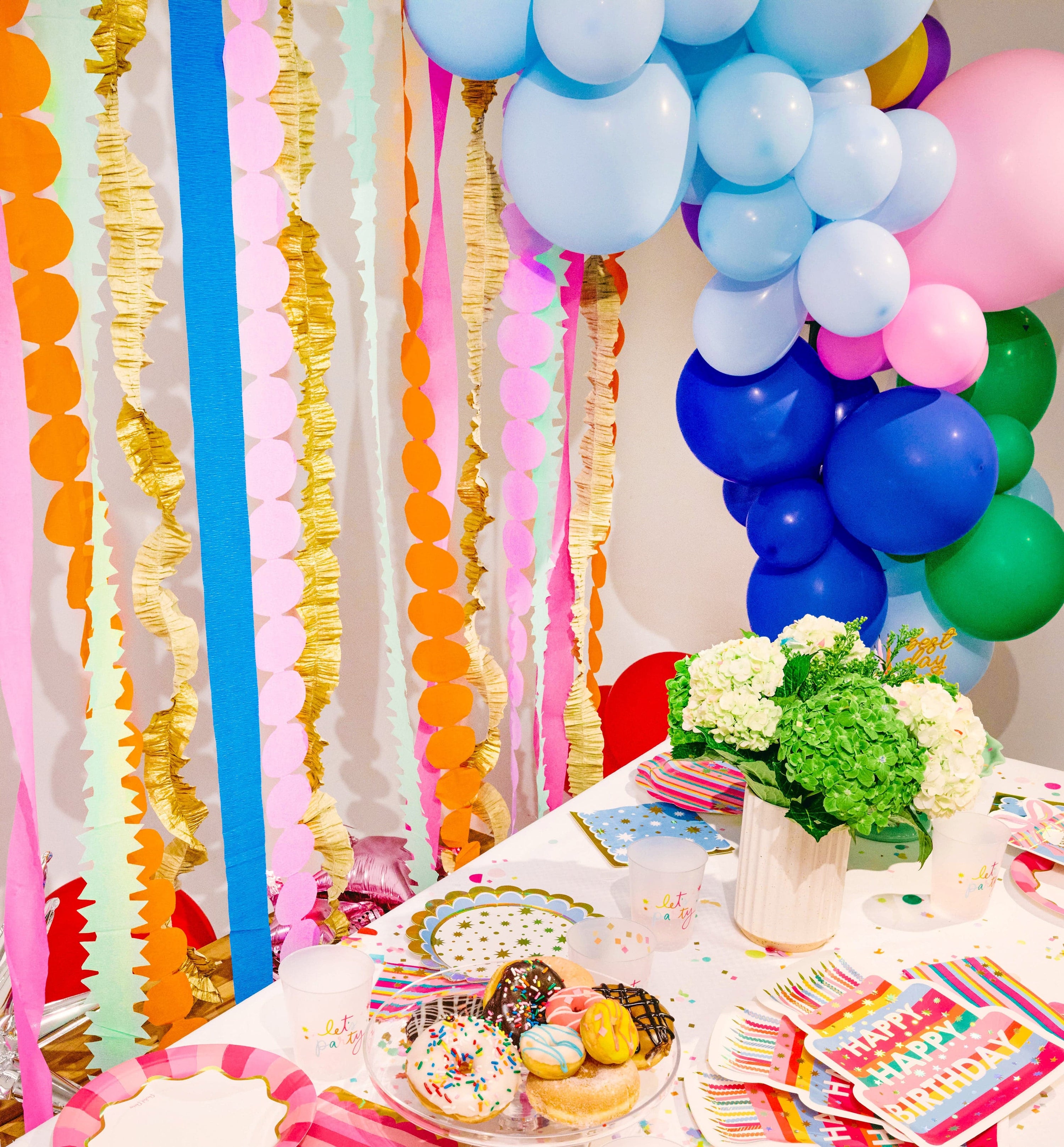 Multicolored Party Streamer Set