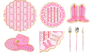 Better With Boots Tableware Party Kit