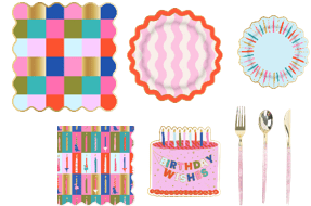 Birthday Wishes Tableware Party Kit
