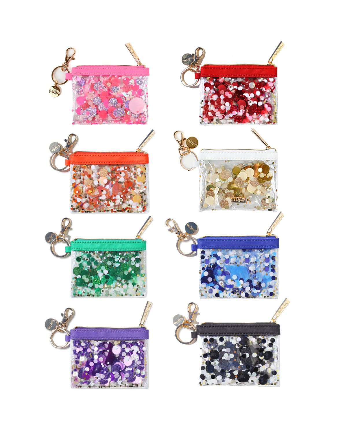 Spirit Squad Confetti Keychain Wallet