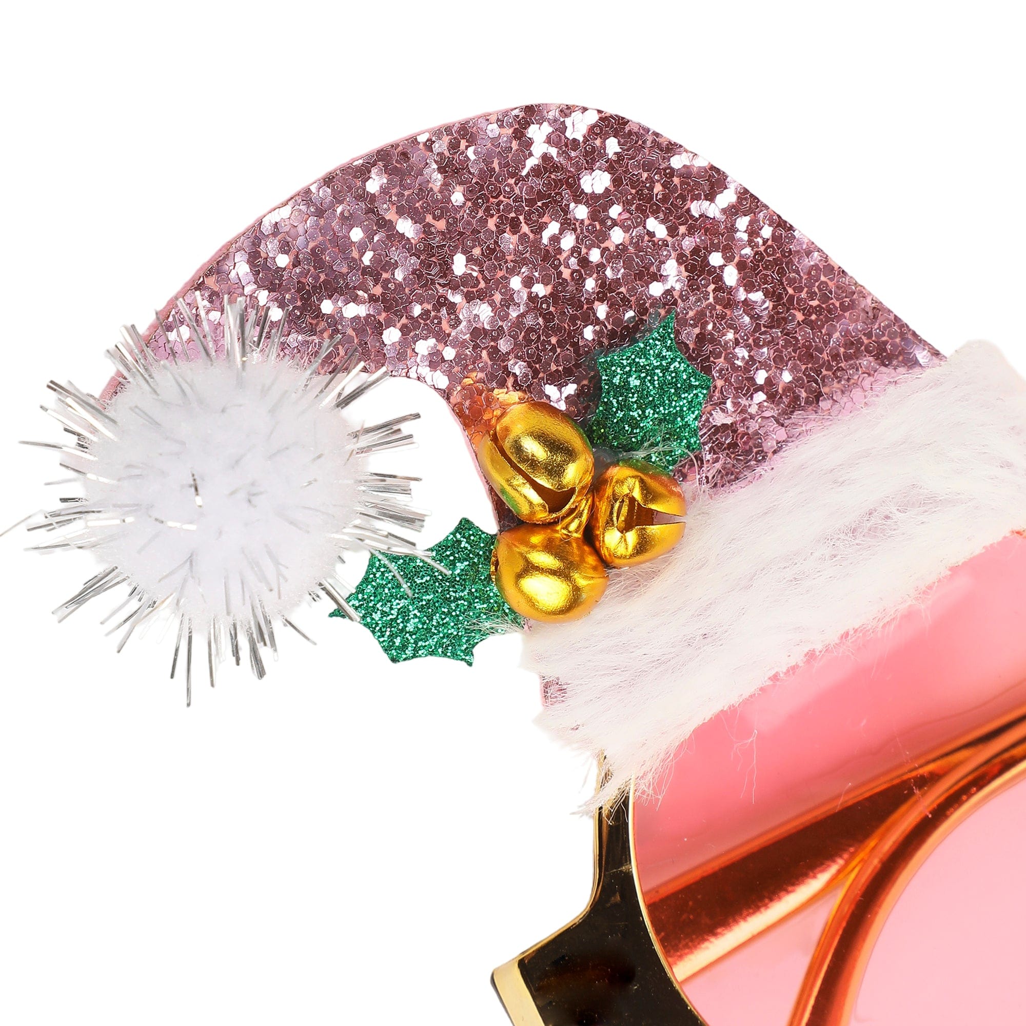 Santa Hat Christmas Novelty Glasses