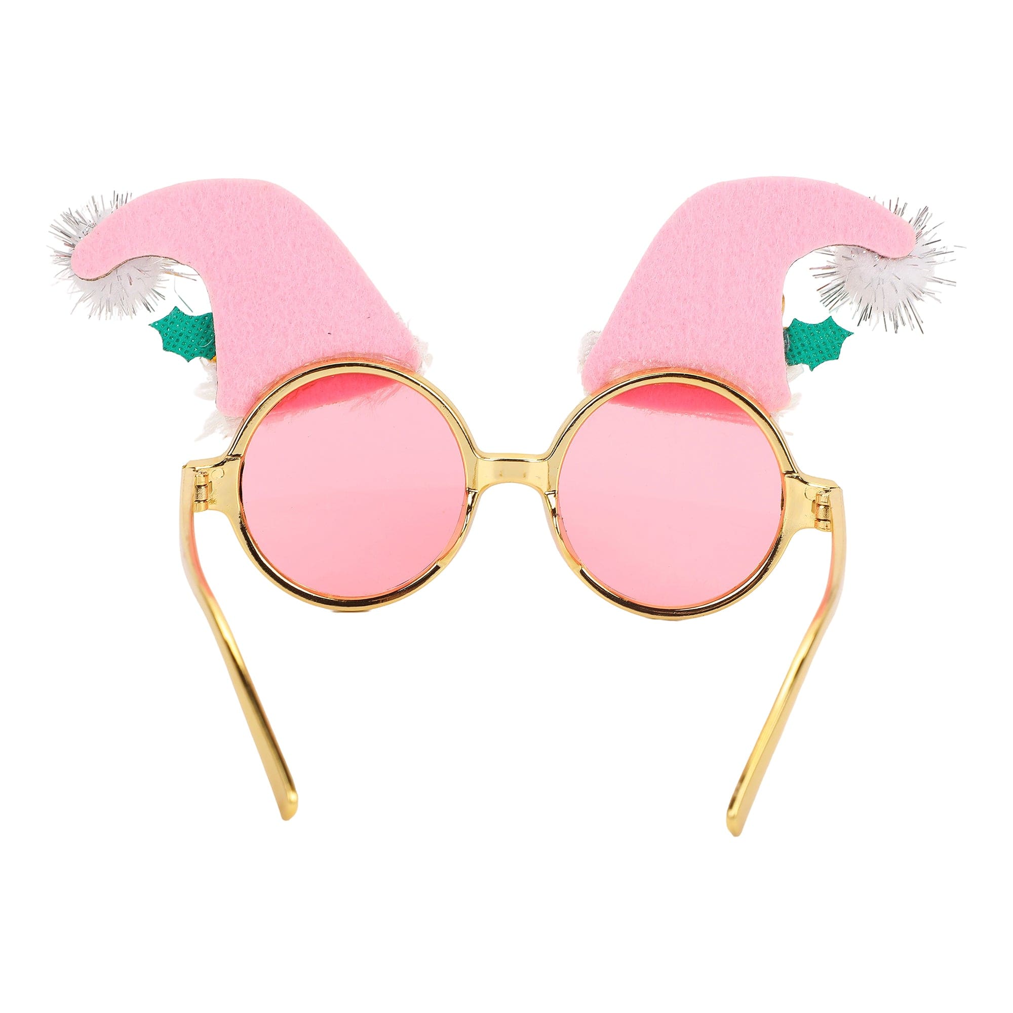 Santa Hat Christmas Novelty Glasses