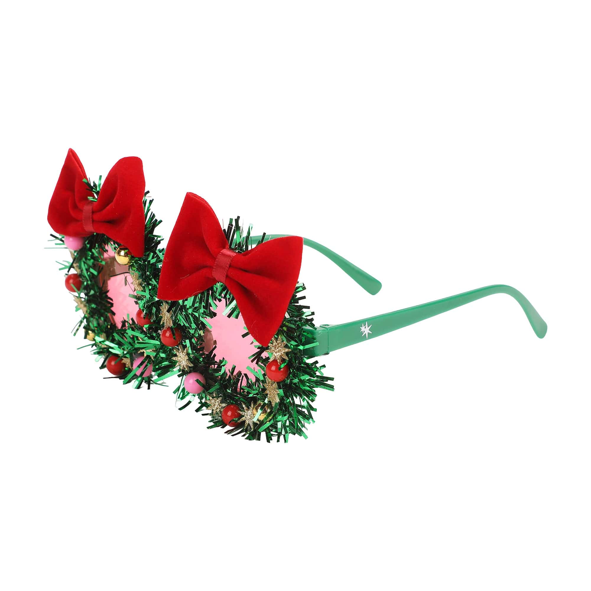Christmas Wreath Novelty Glasses