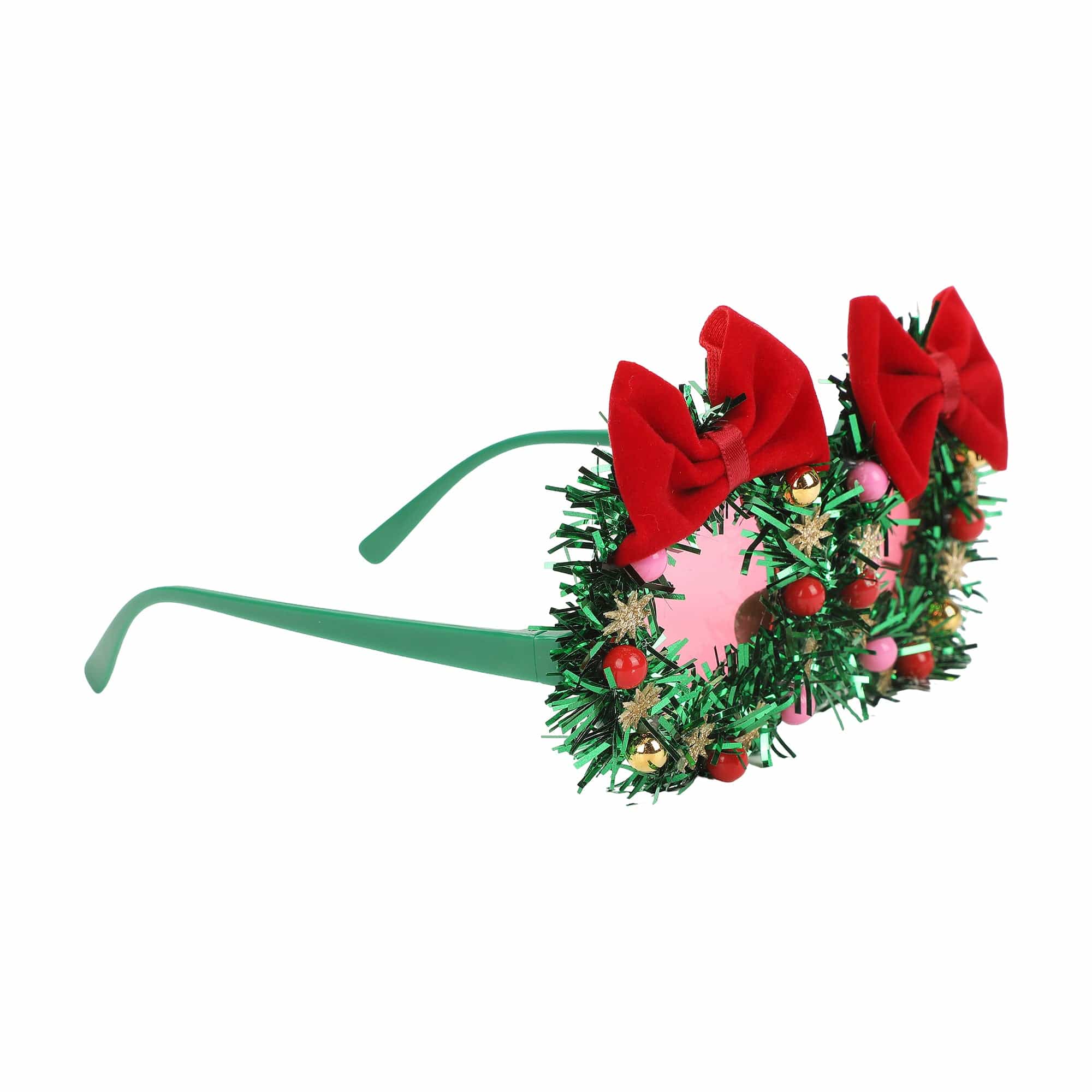 Christmas Wreath Novelty Glasses