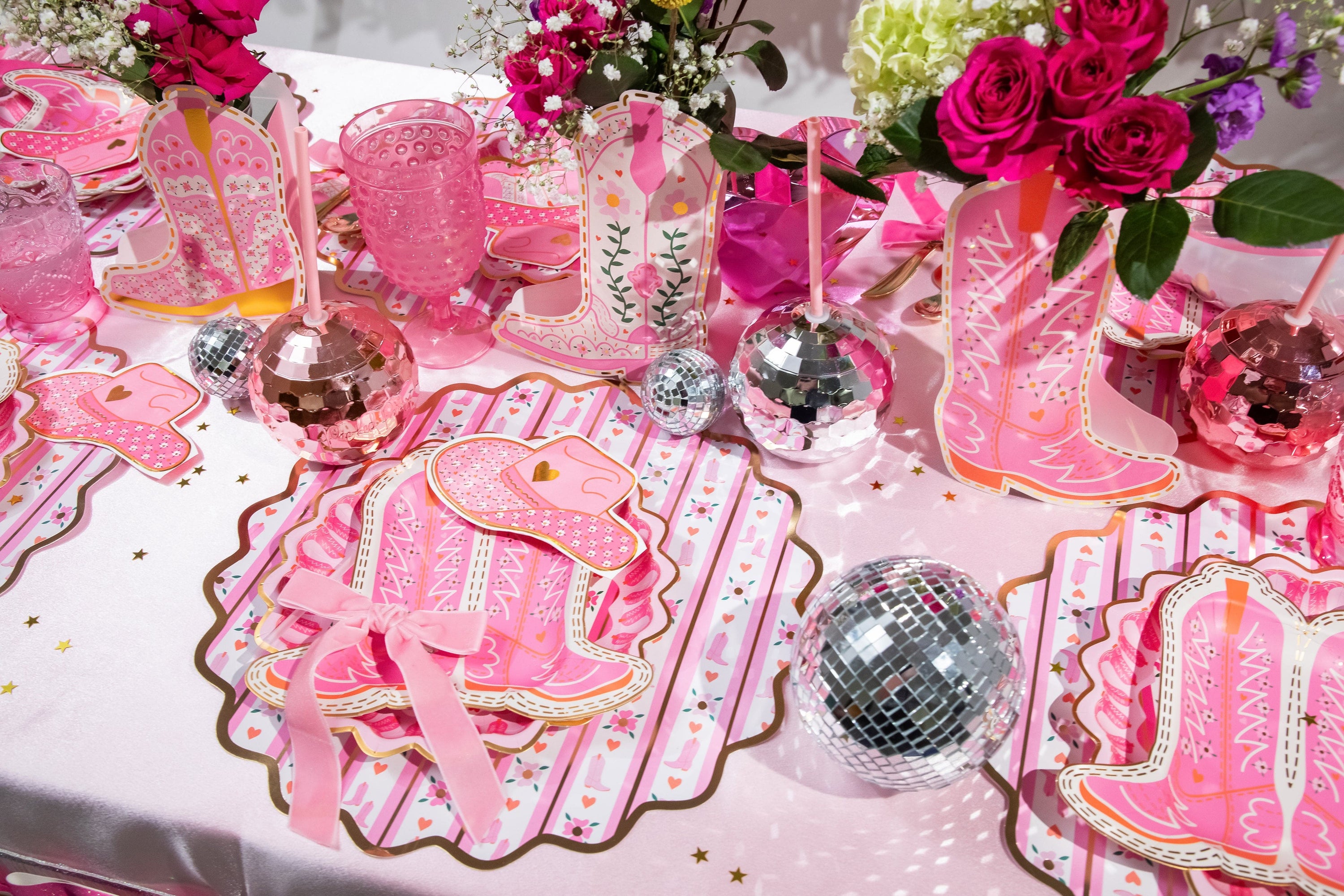 Cowboy Boot Dessert Plates (10 count)