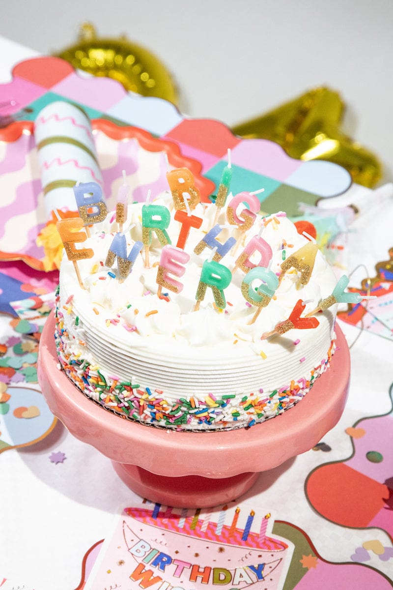 Big Birthday Energy Glitter Birthday Candle Set