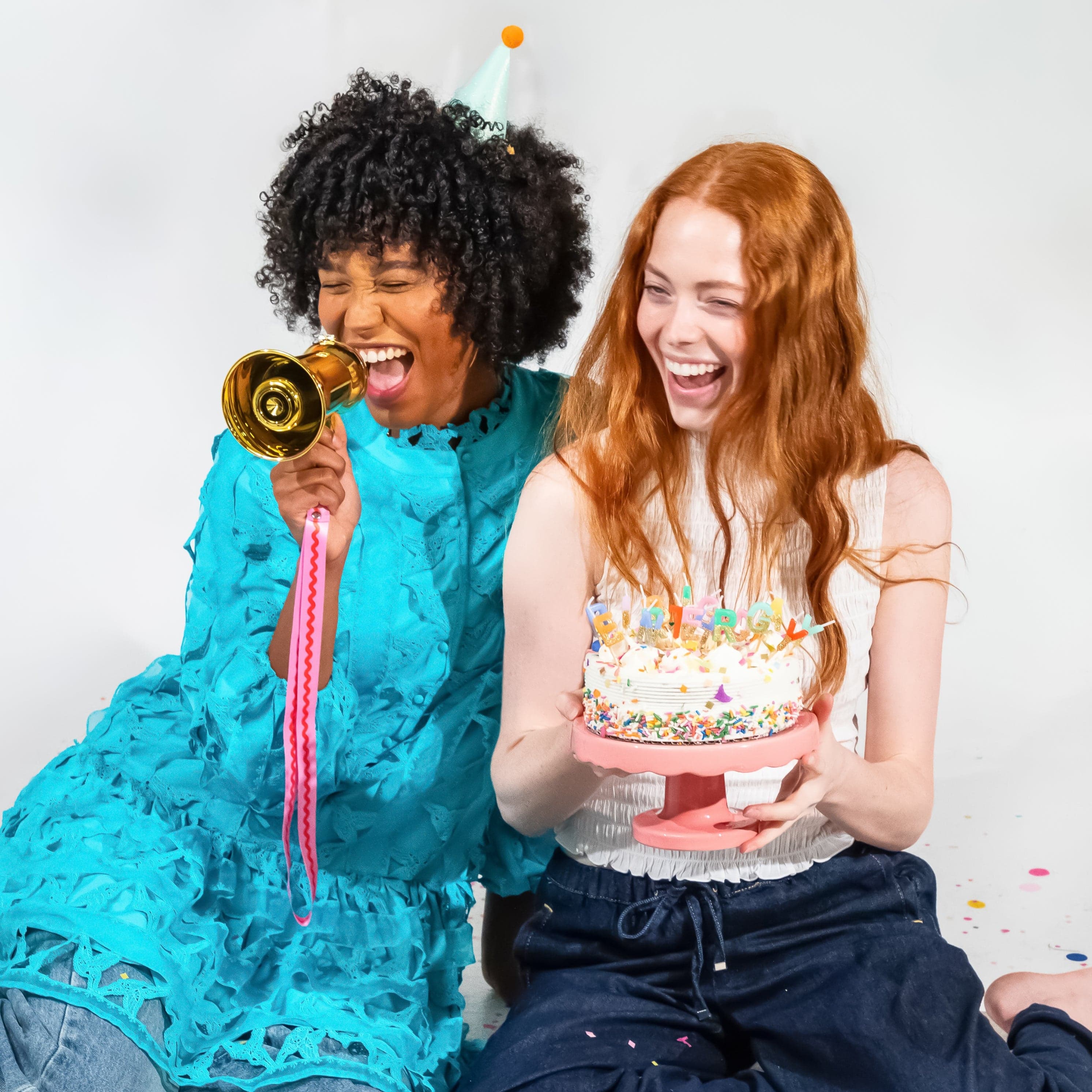 Big Birthday Energy Glitter Birthday Candle Set