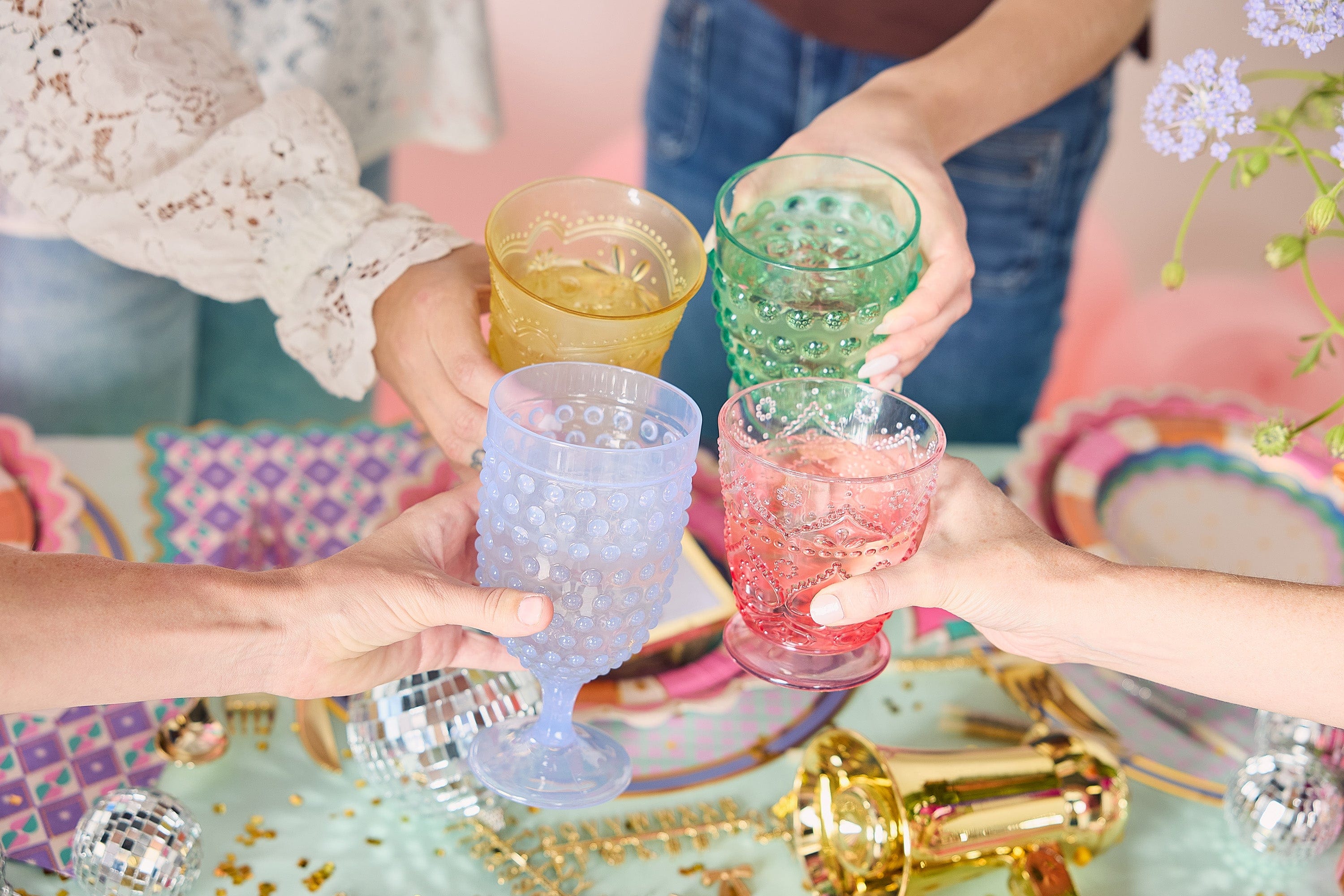 Vintage Vibes Reusable Cup Set