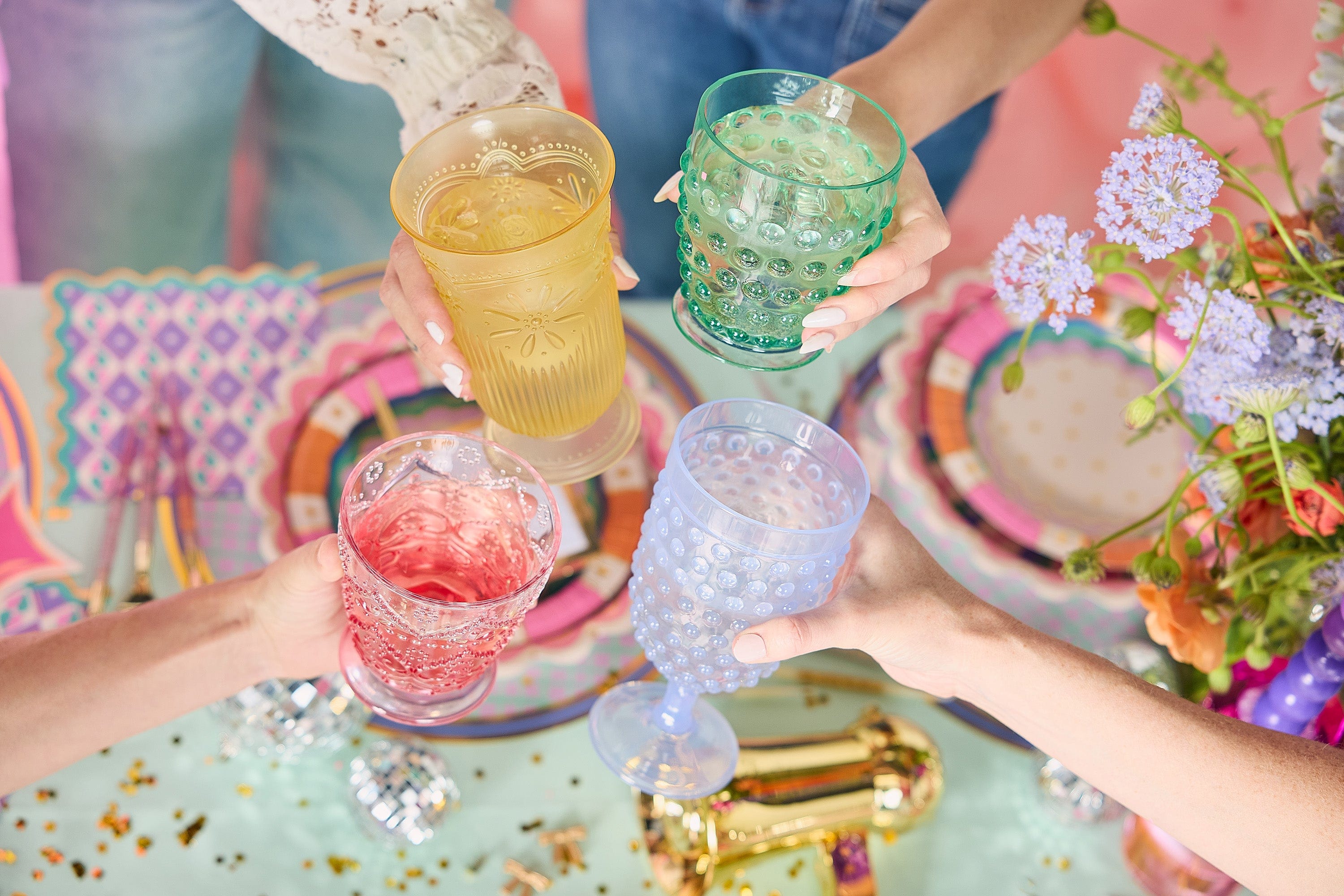 Vintage Vibes Reusable Cup Set