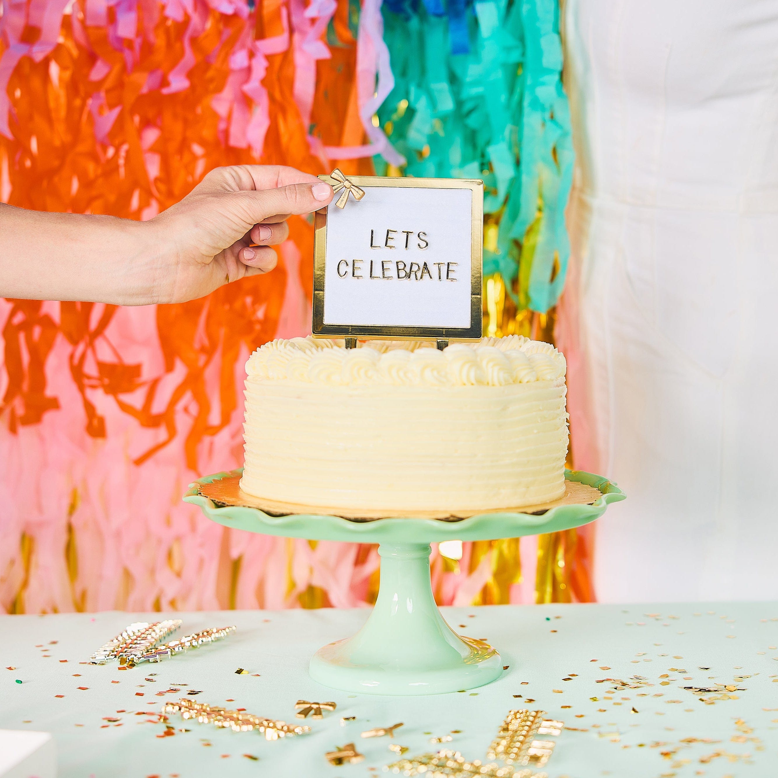 Lovely Little Letterboard Customizable Cake Topper