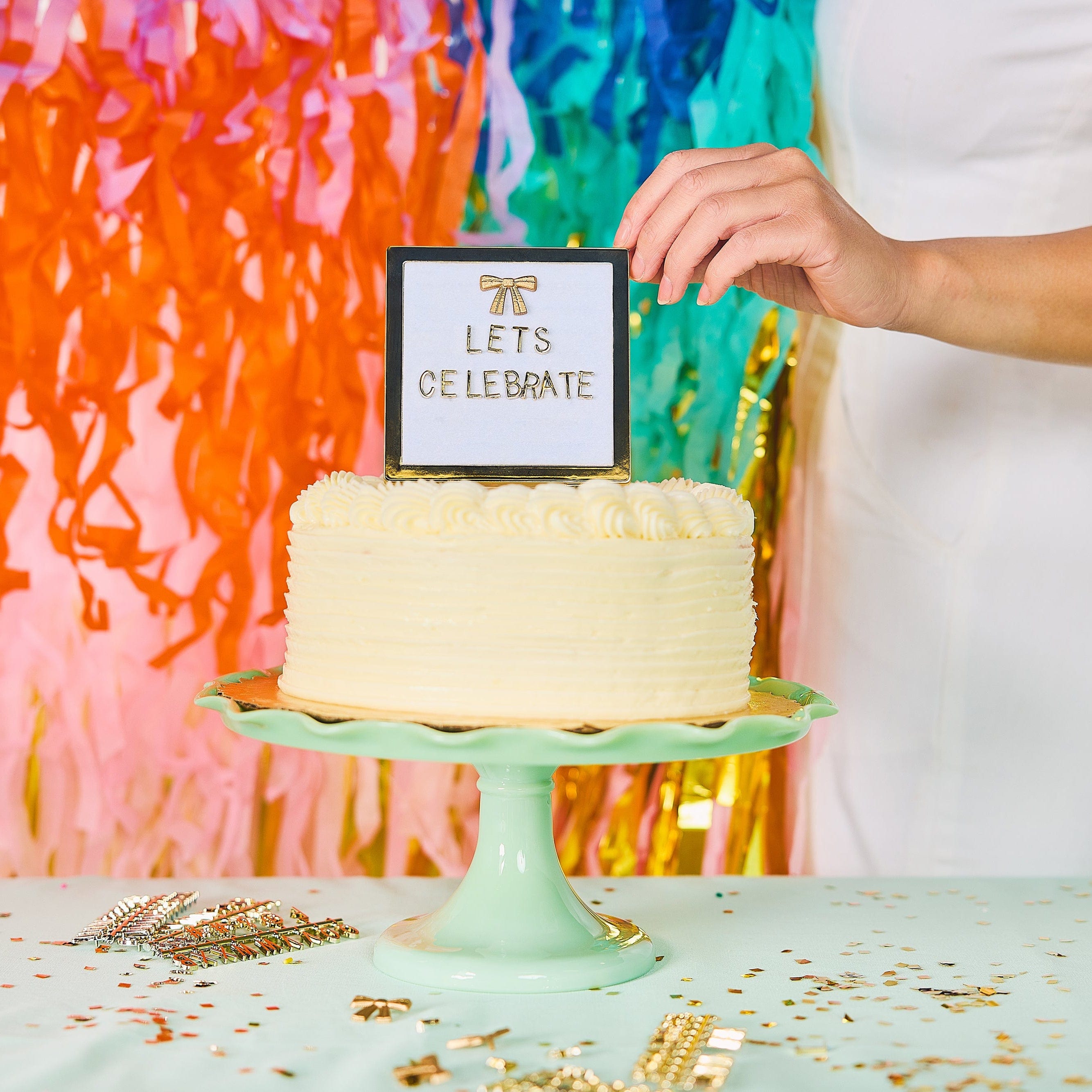 Lovely Little Letterboard Customizable Cake Topper