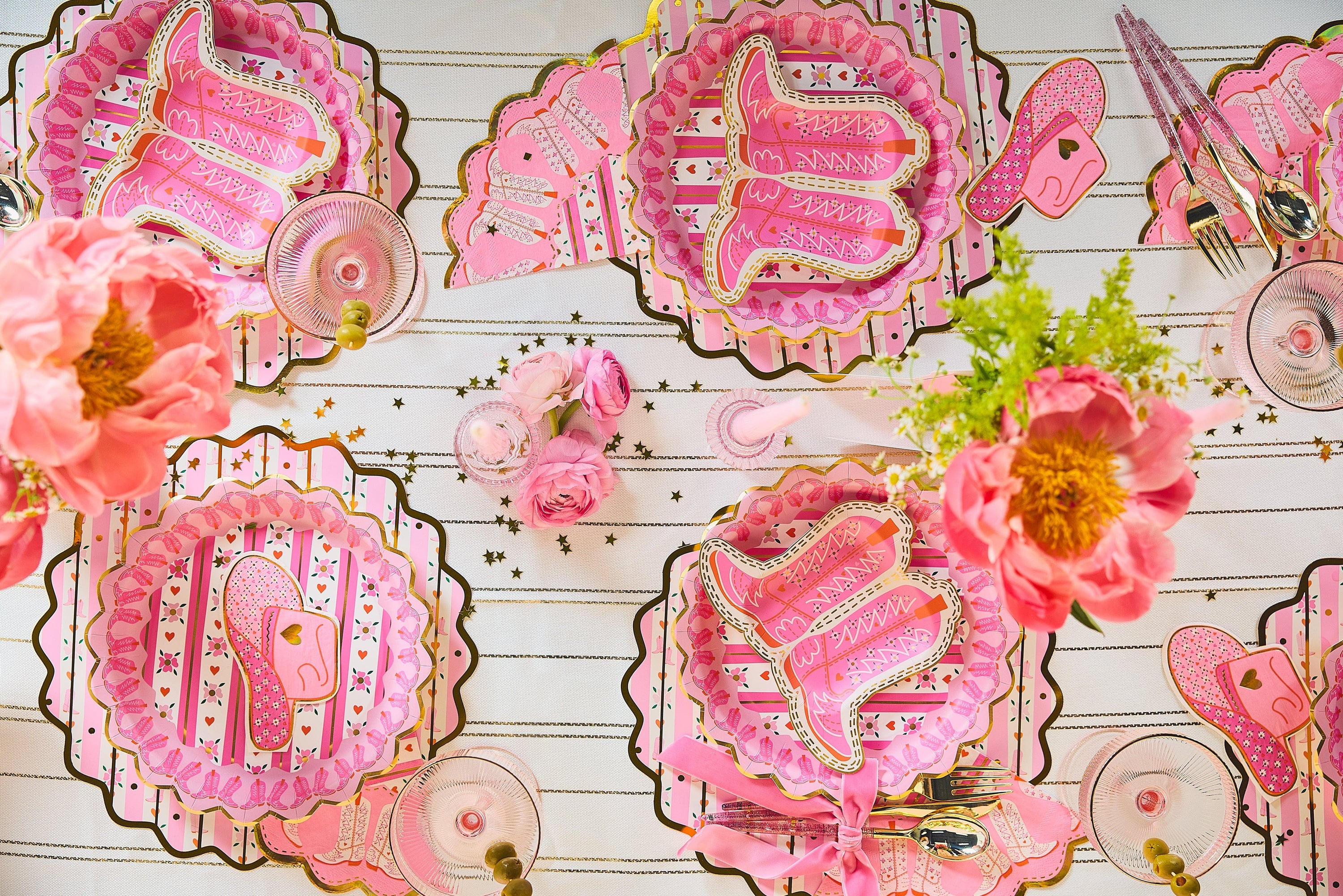 Cowboy Boot Dessert Plates (10 count)