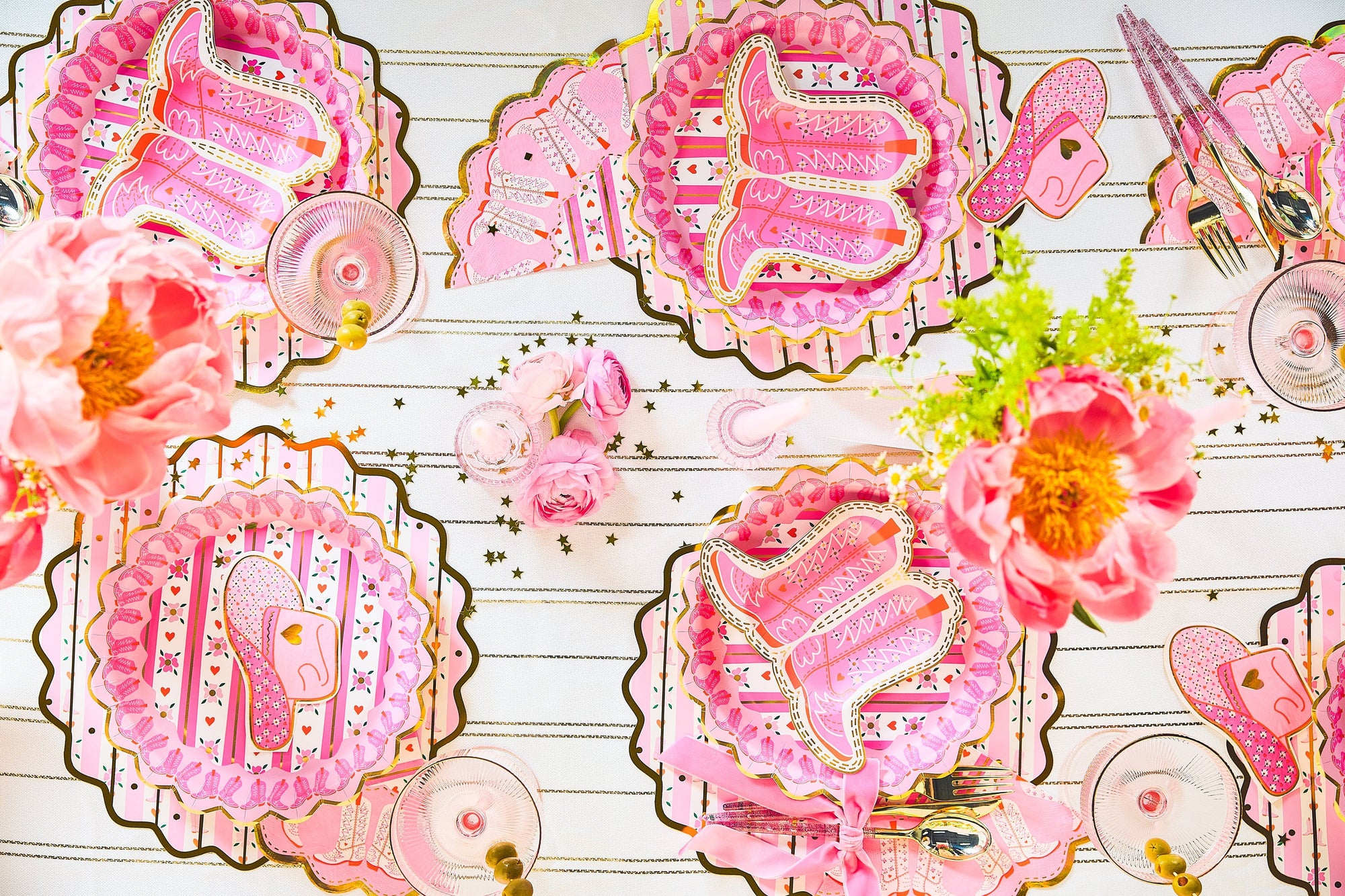 Better With Boots Tableware Party Kit