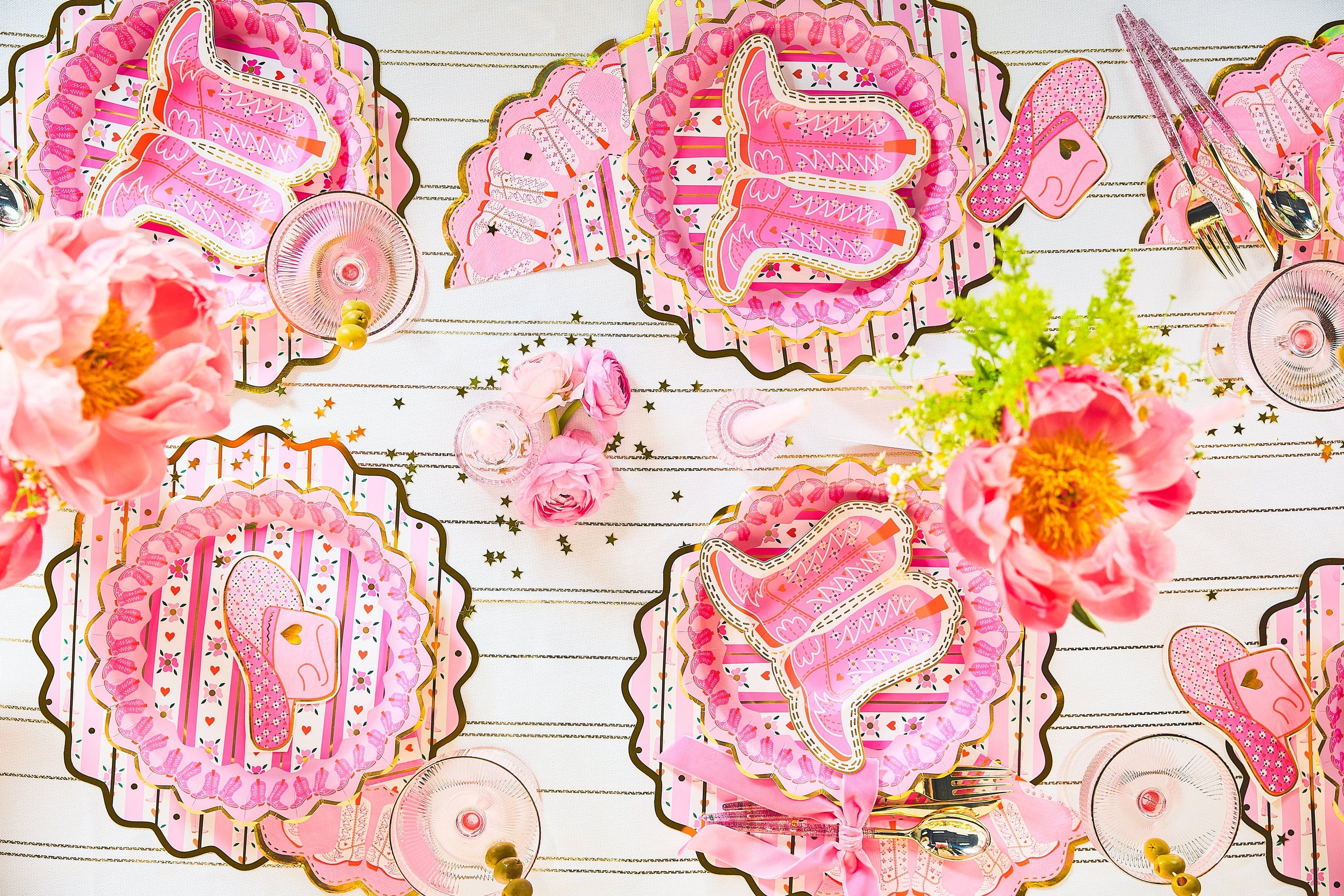 Better With Boots Tableware Party Kit