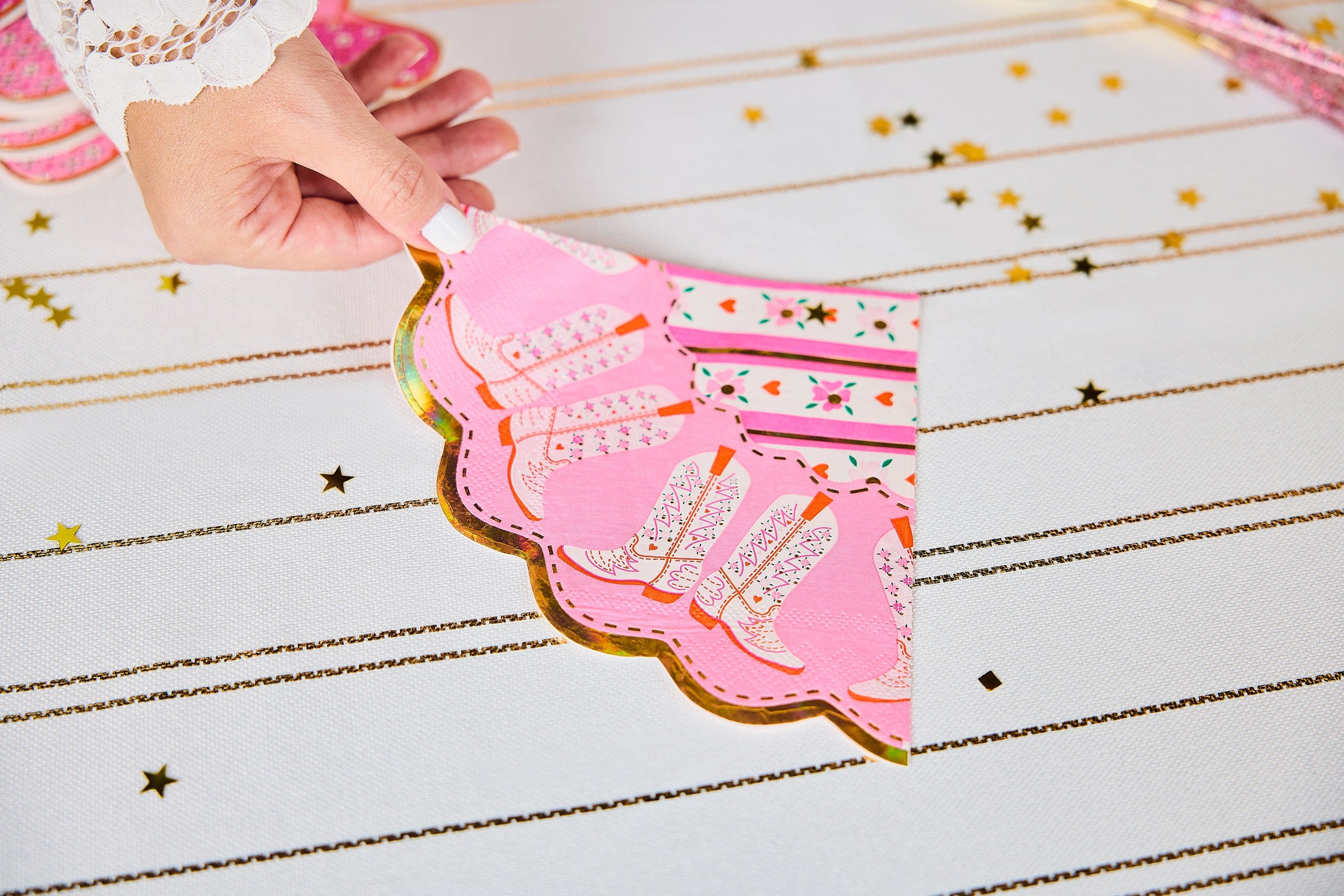 Boot Scoot Blooms Napkins (20 count)