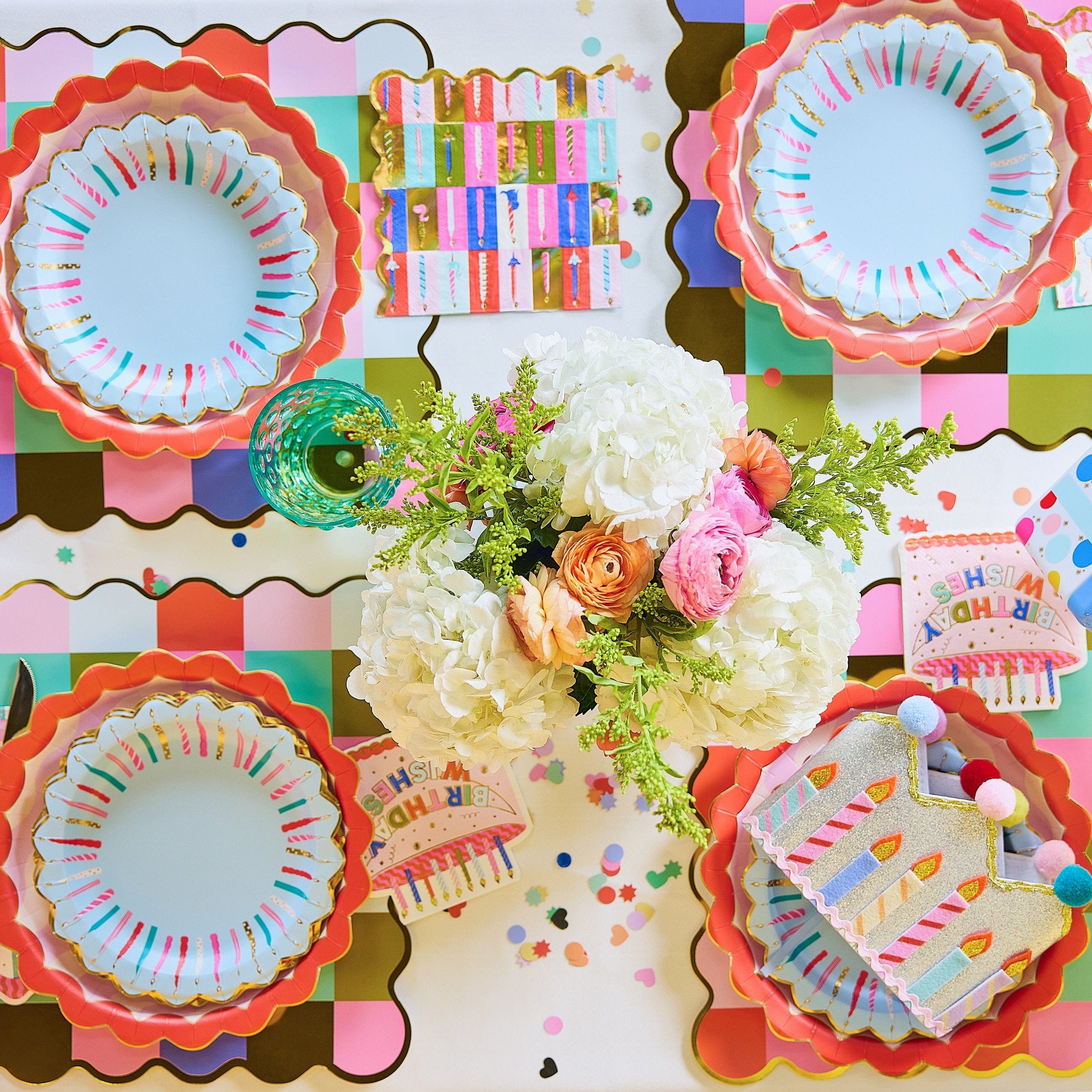 Birthday Wishes Tableware Party Kit