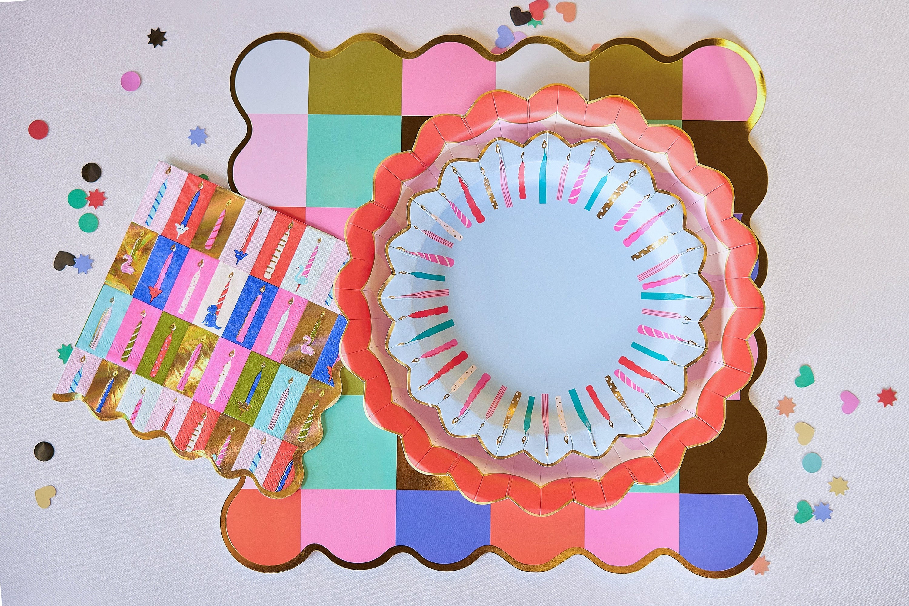 Birthday Wishes Tableware Party Kit