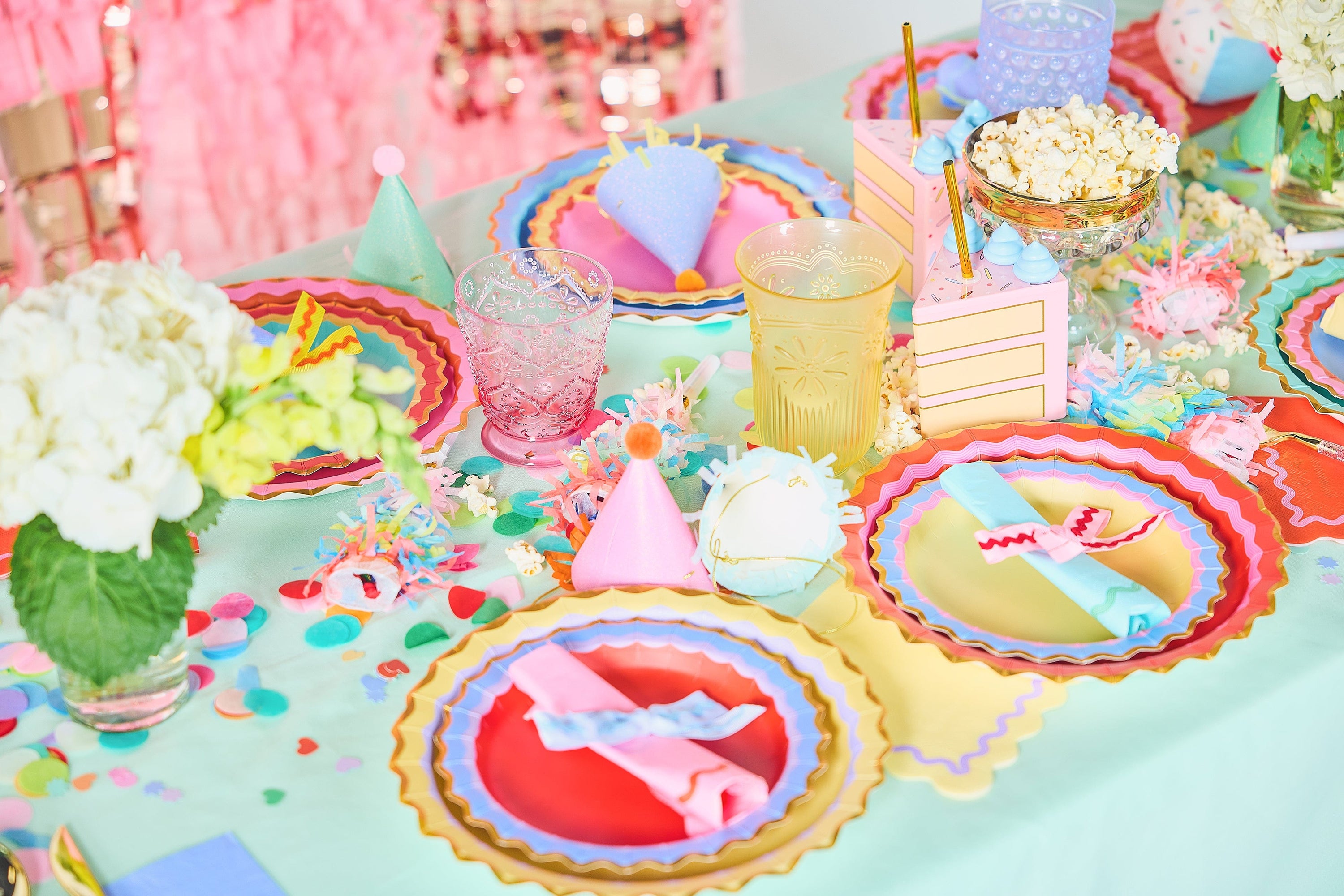 Ric Rac Rainbow Tableware Party Kit