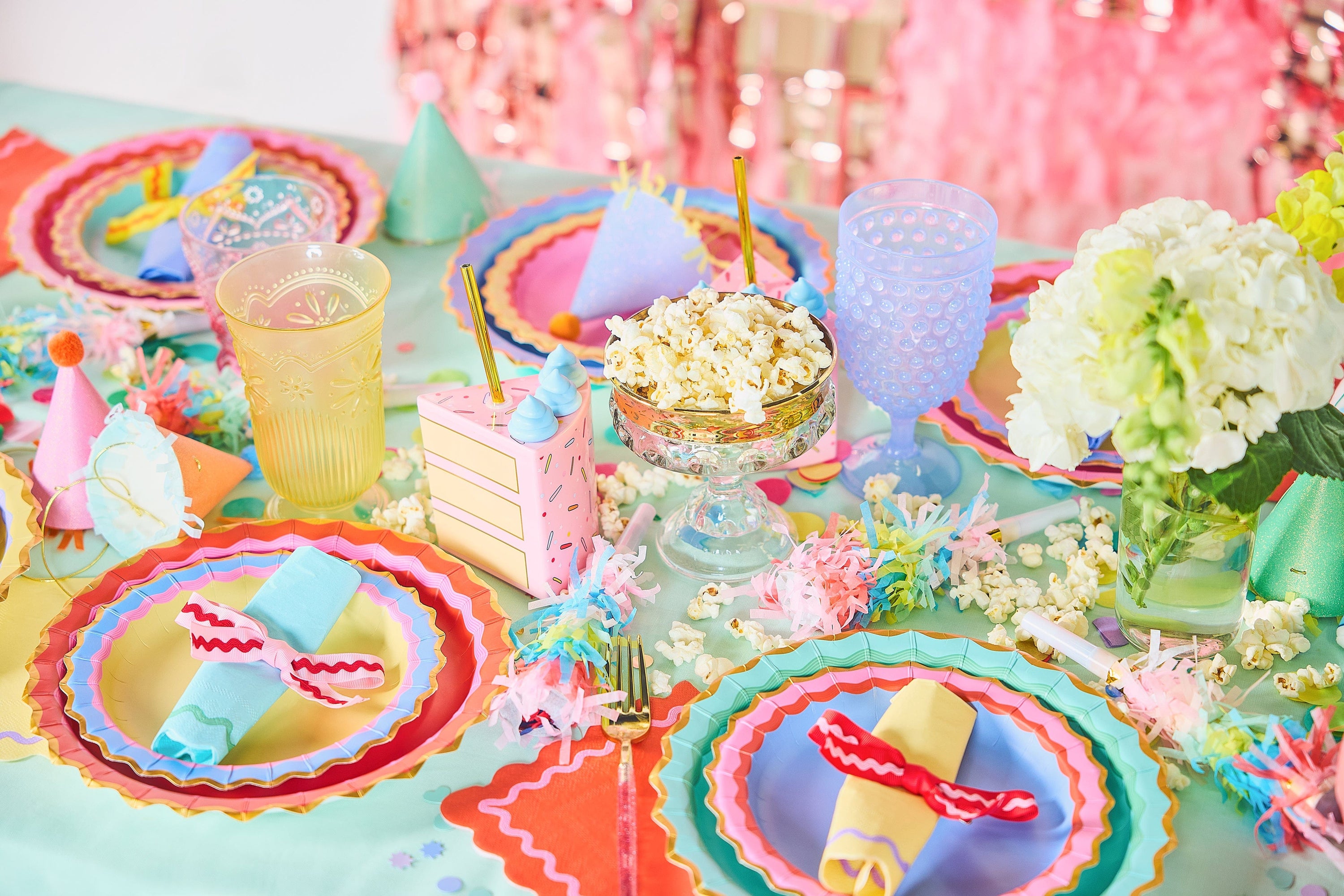 Ric Rac Rainbow Tableware Party Kit