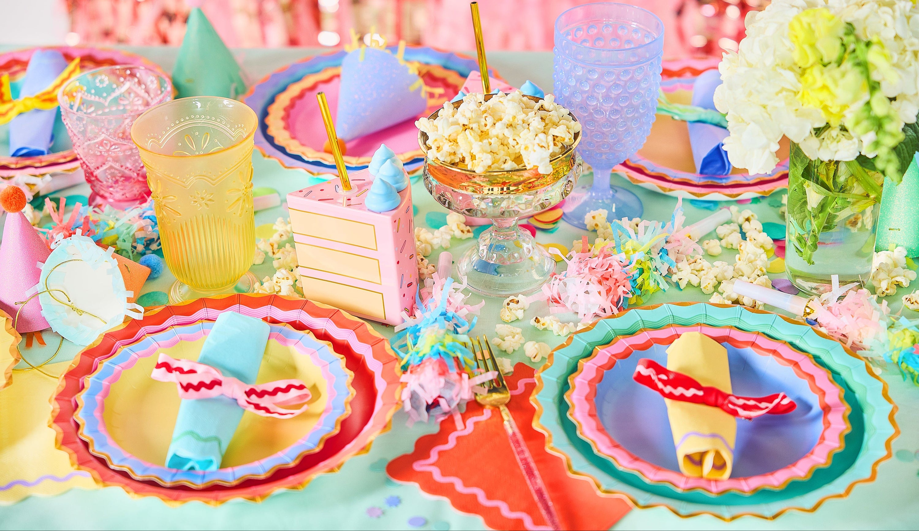 Ric Rac Rainbow Tableware Party Kit