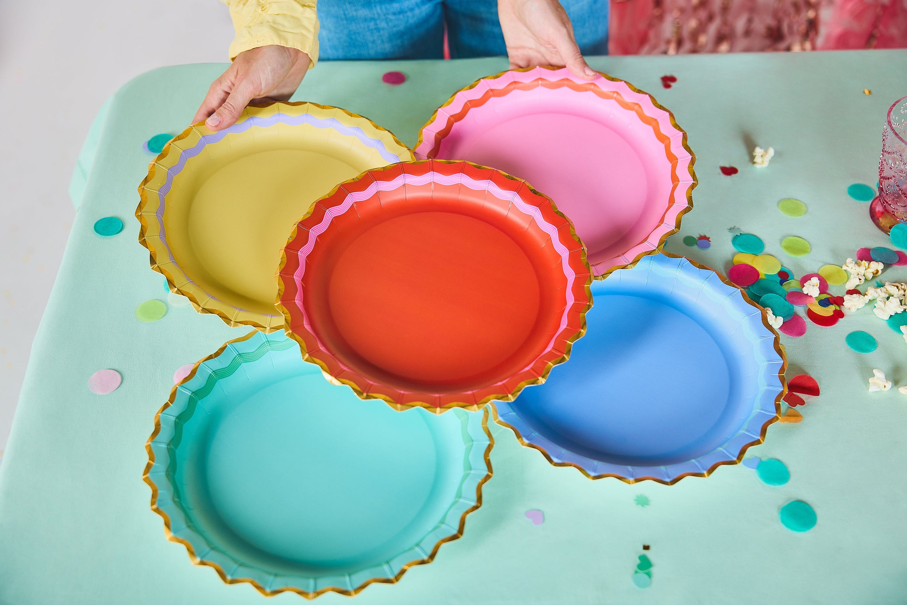 Ric Rac Rainbow Tableware Party Kit