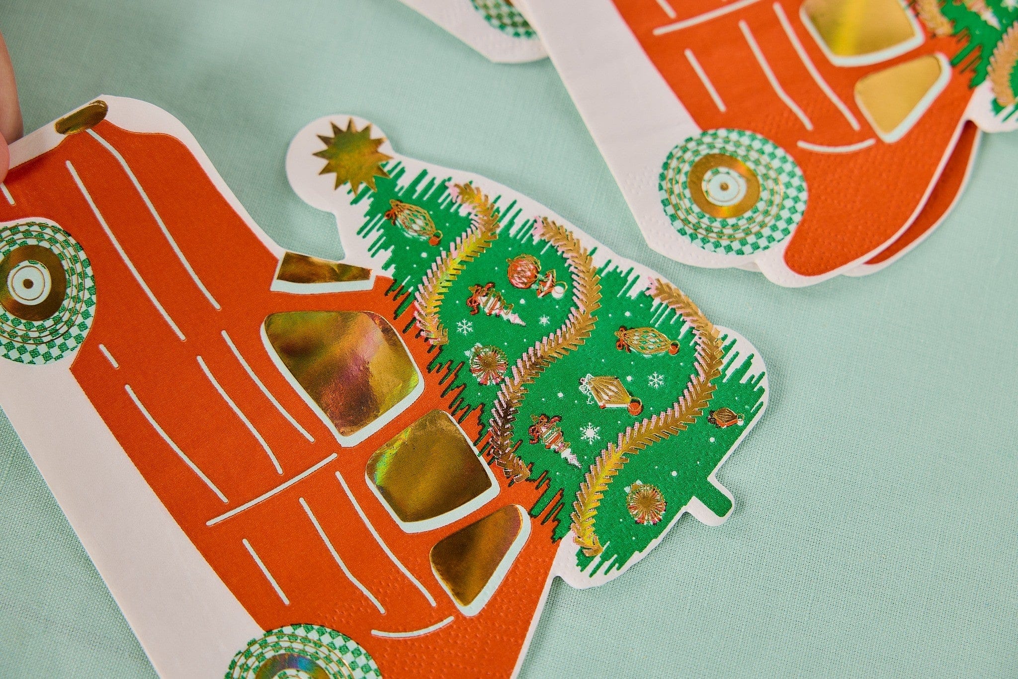 Holly Jolly Holiday Tableware Party Kit
