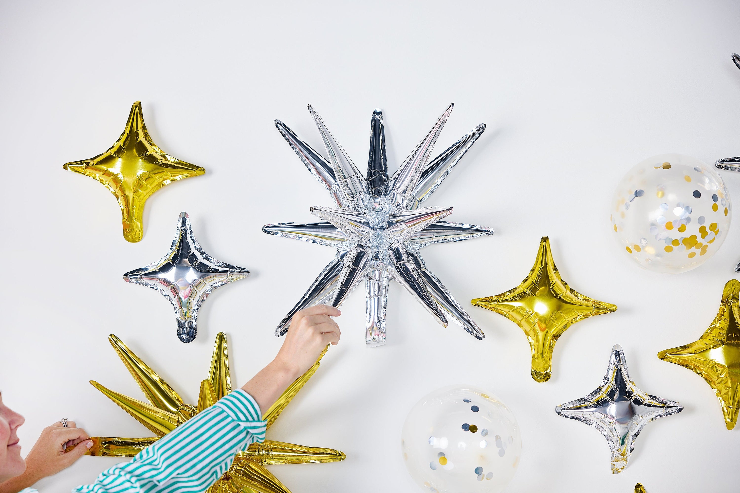 Sparkle And Shine Mylar Balloon Pack