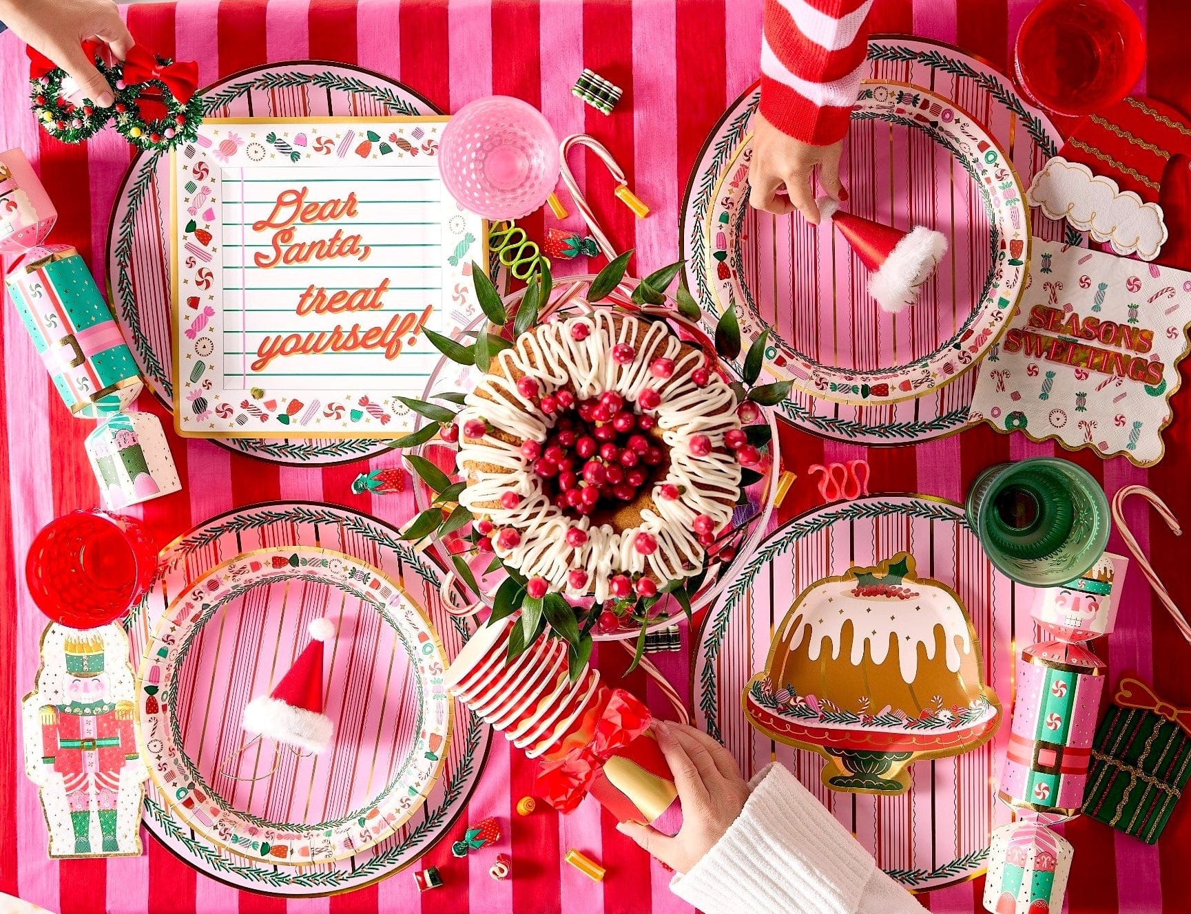 Seasons Sweetings Holiday Tableware Party Kit