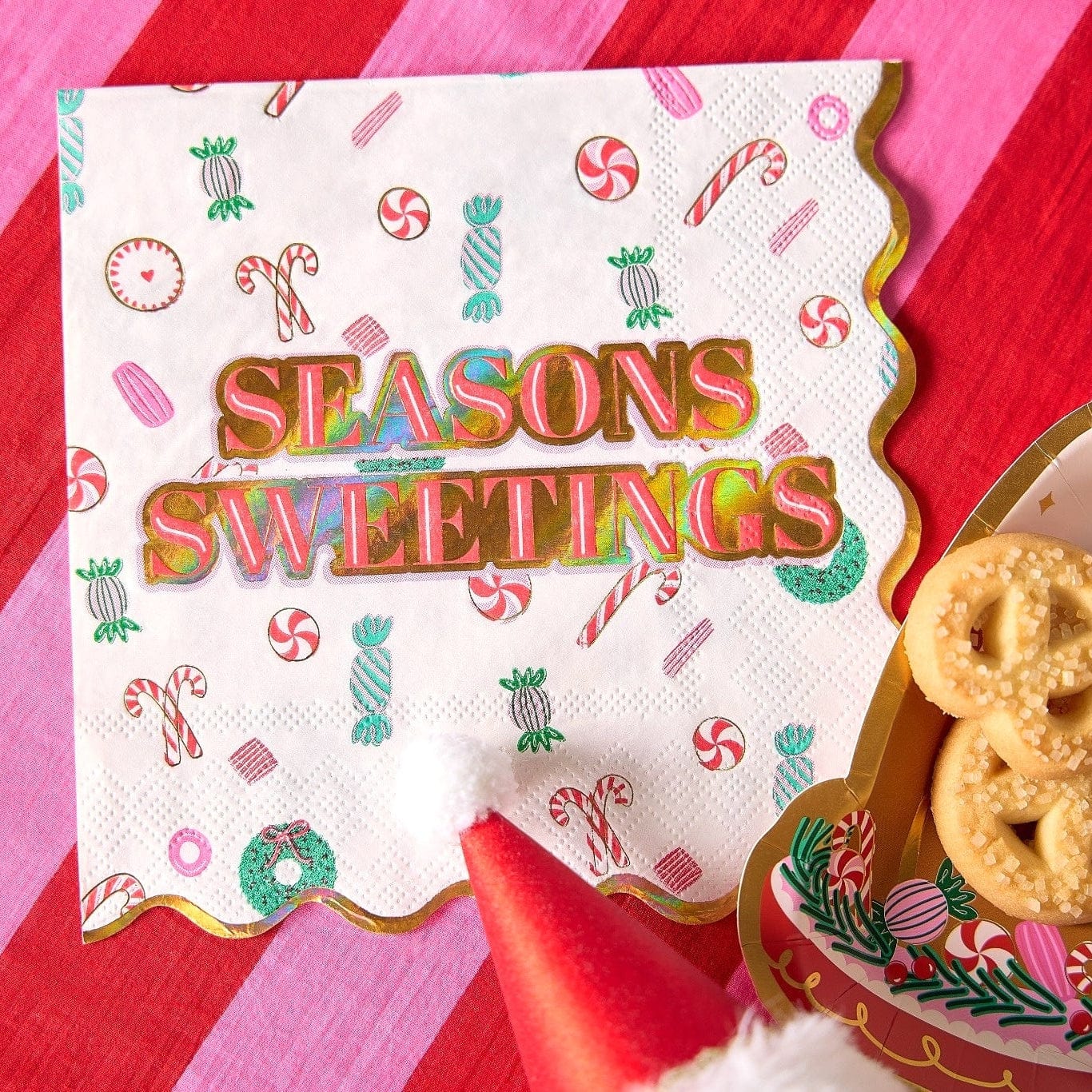 Seasons Sweetings Holiday Tableware Party Kit