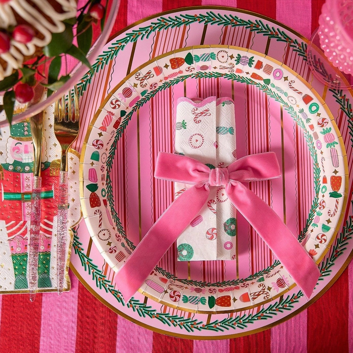 Seasons Sweetings Holiday Tableware Party Kit