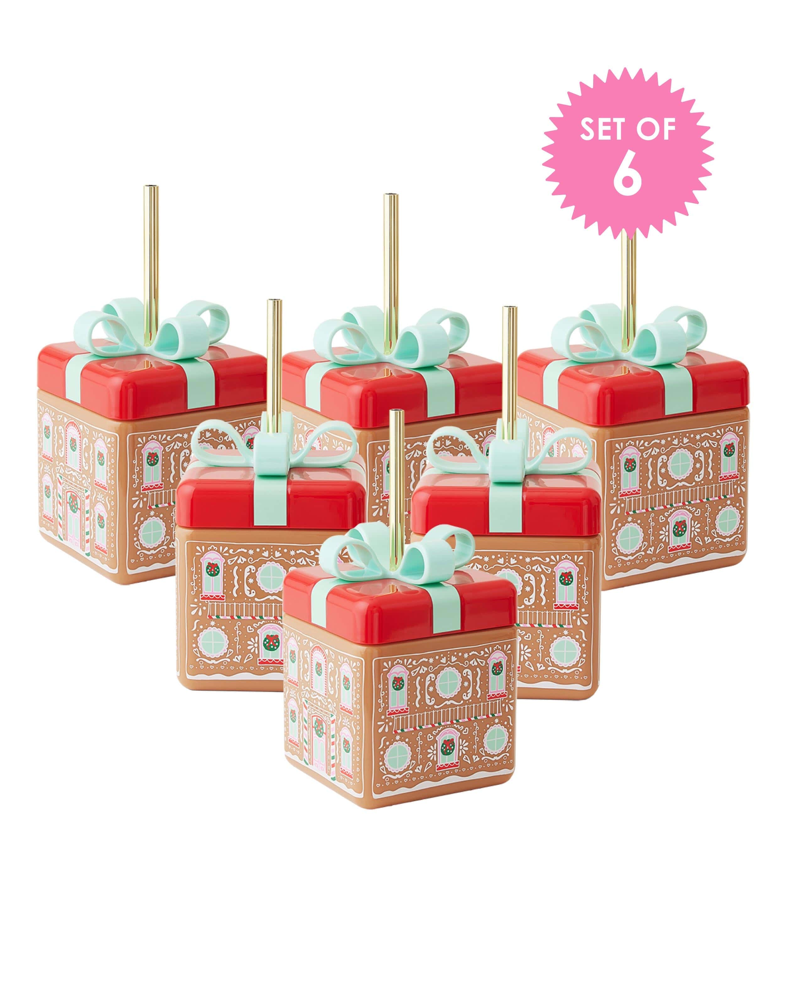 Gingerbread House Holiday Gift Sipper