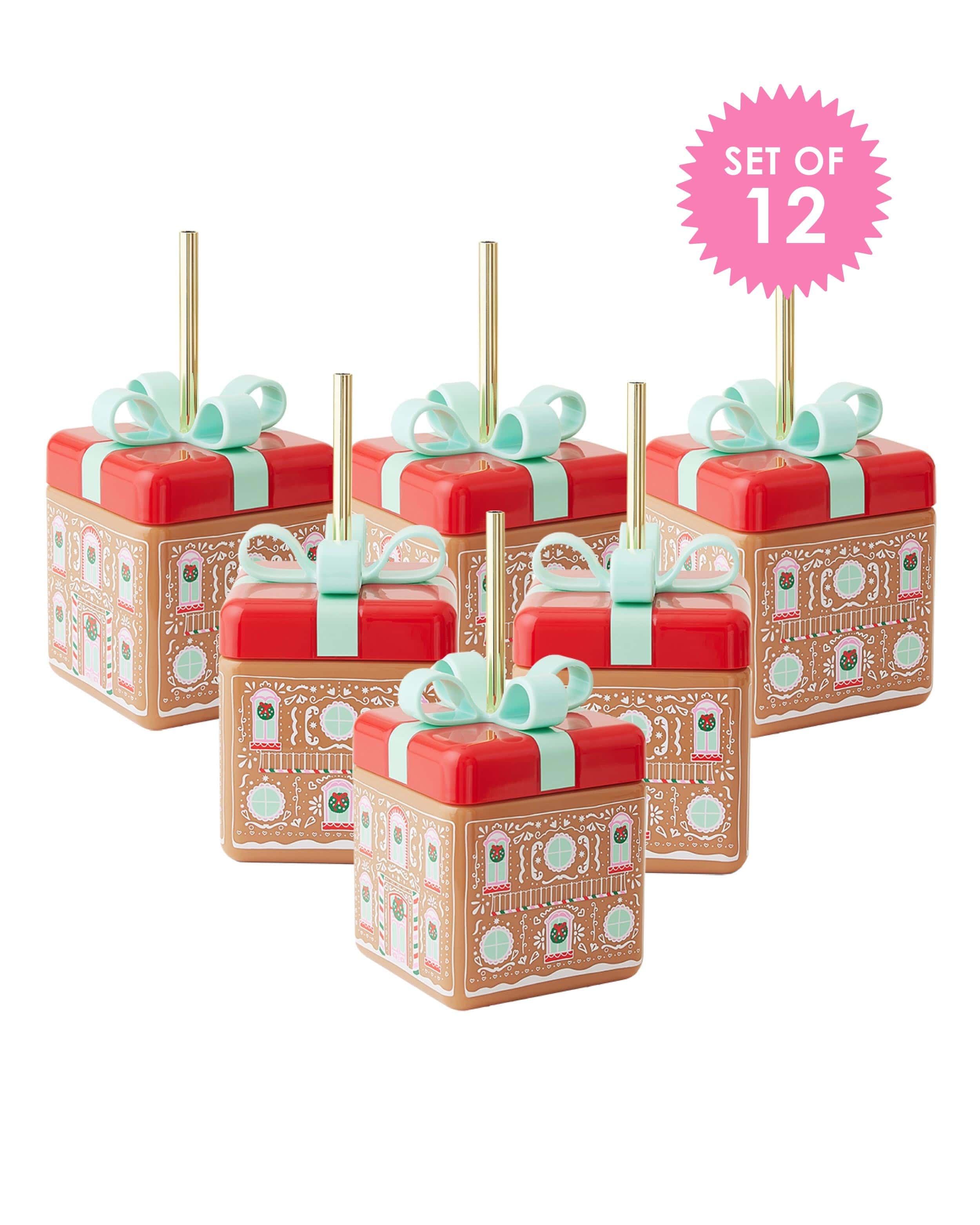 Gingerbread House Holiday Gift Sipper