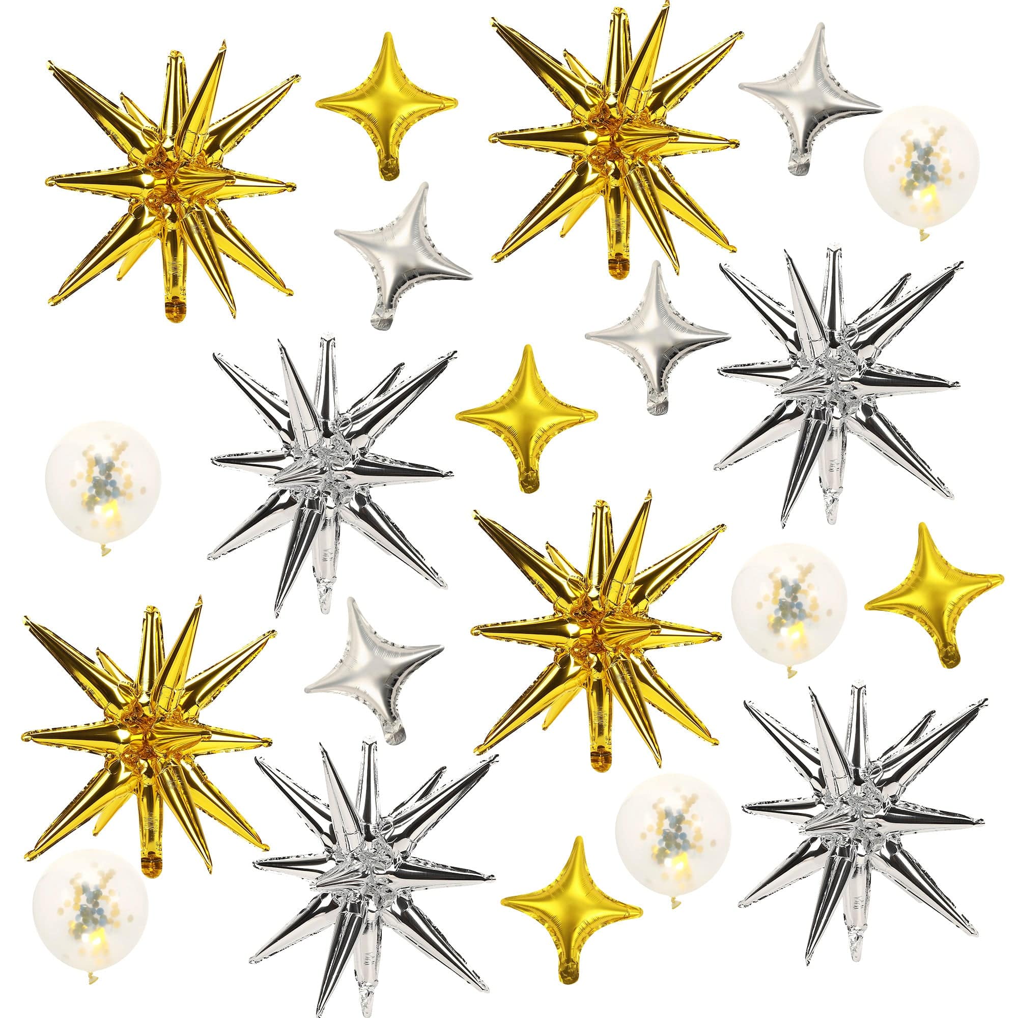 Sparkle And Shine Mylar Balloon Pack