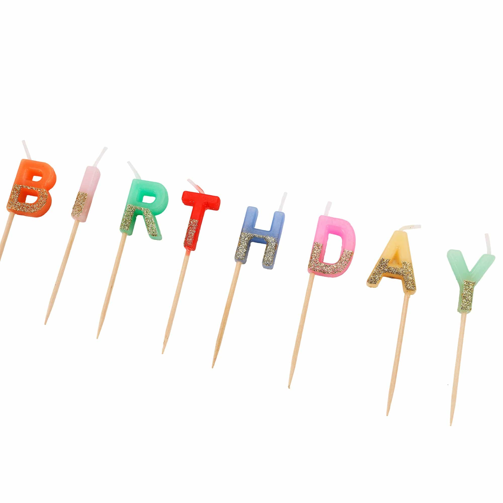 Big Birthday Energy Glitter Birthday Candle Set