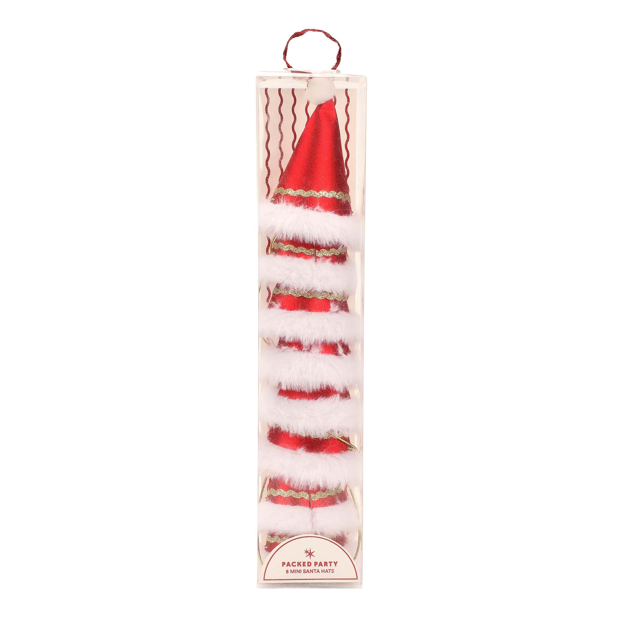 Mini Santa Hats Party Set (8ct)