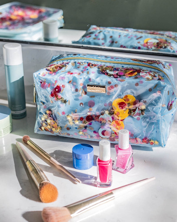 Celebrate Every Day Confetti Vanity Cosmetic Bag