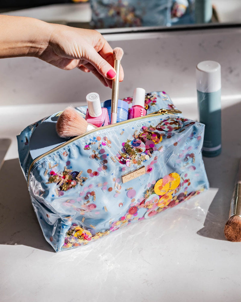 Celebrate Every Day Confetti Vanity Cosmetic Bag