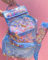 Little Letters Confetti Clear Backpack