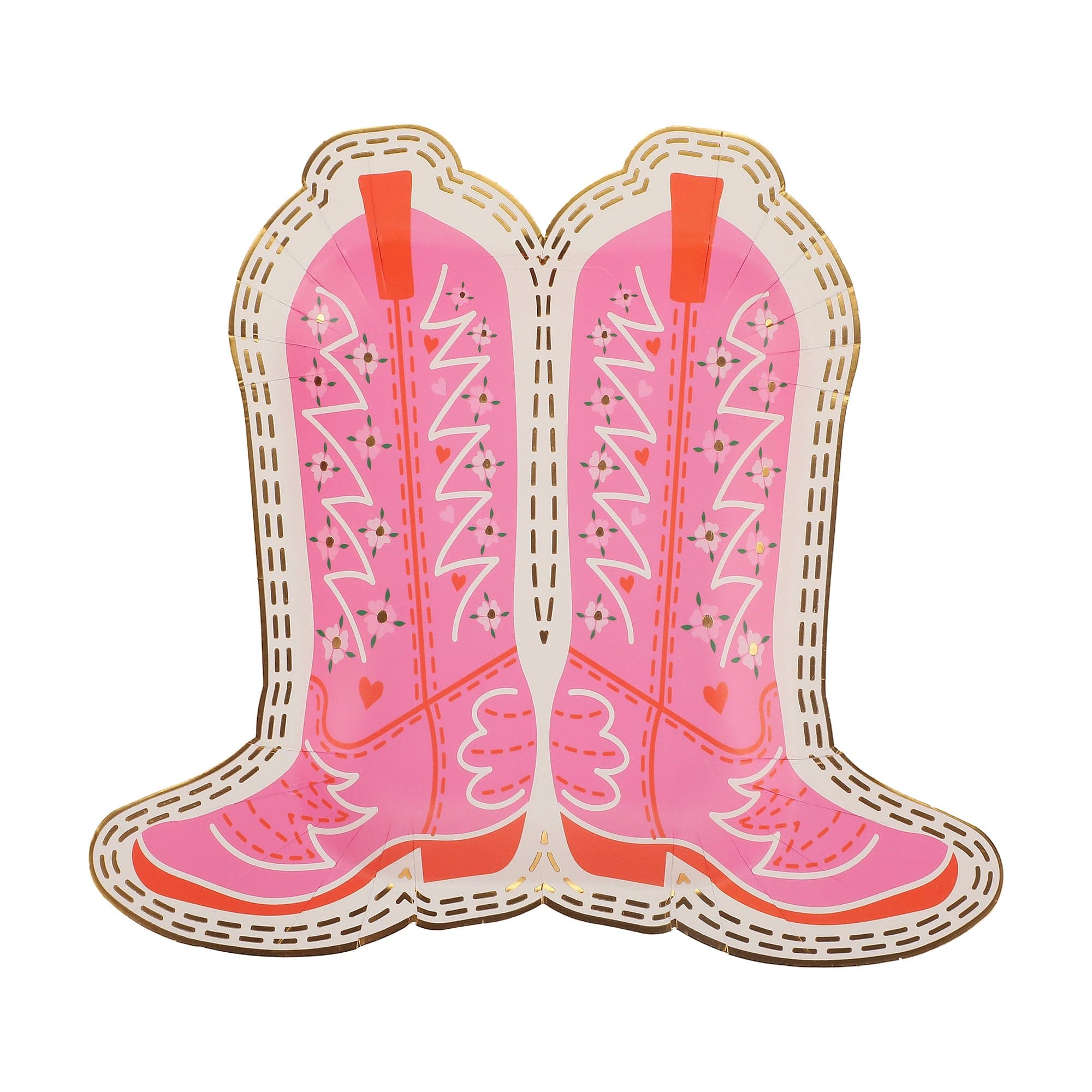 Cowboy Boot Dessert Plates (10 count)