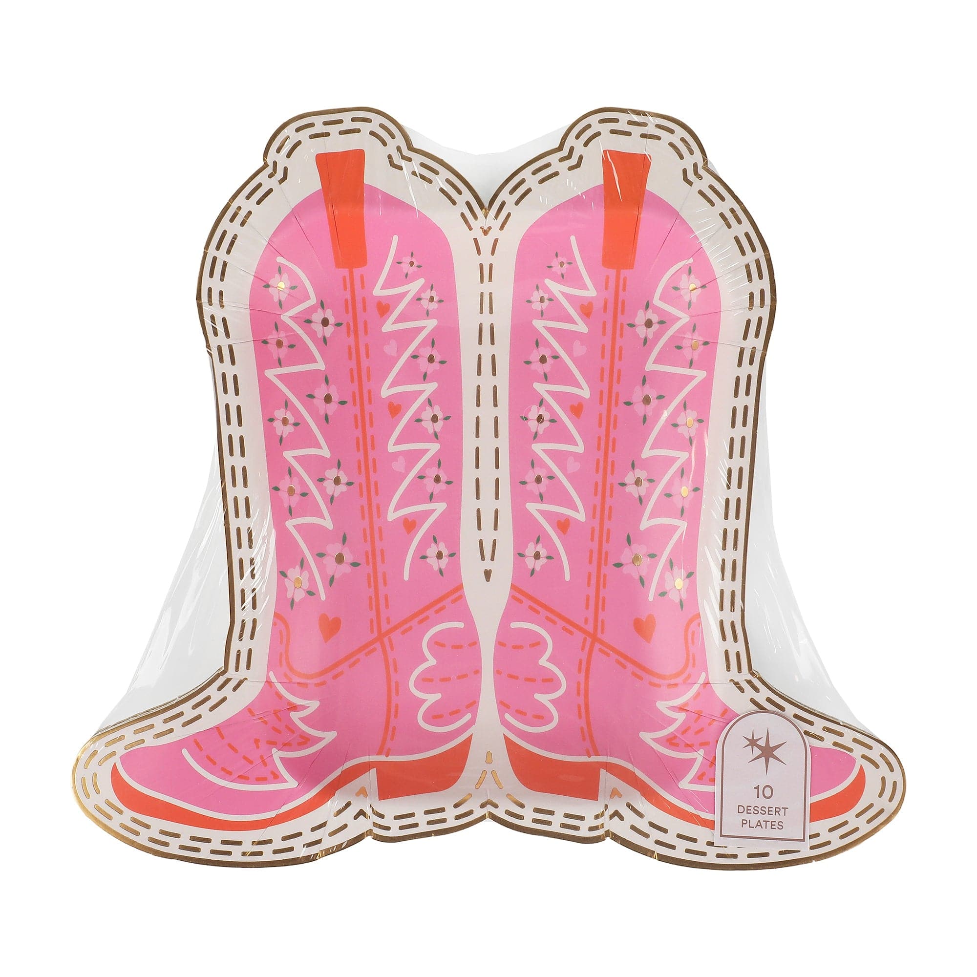 Cowboy Boot Dessert Plates (10 count)