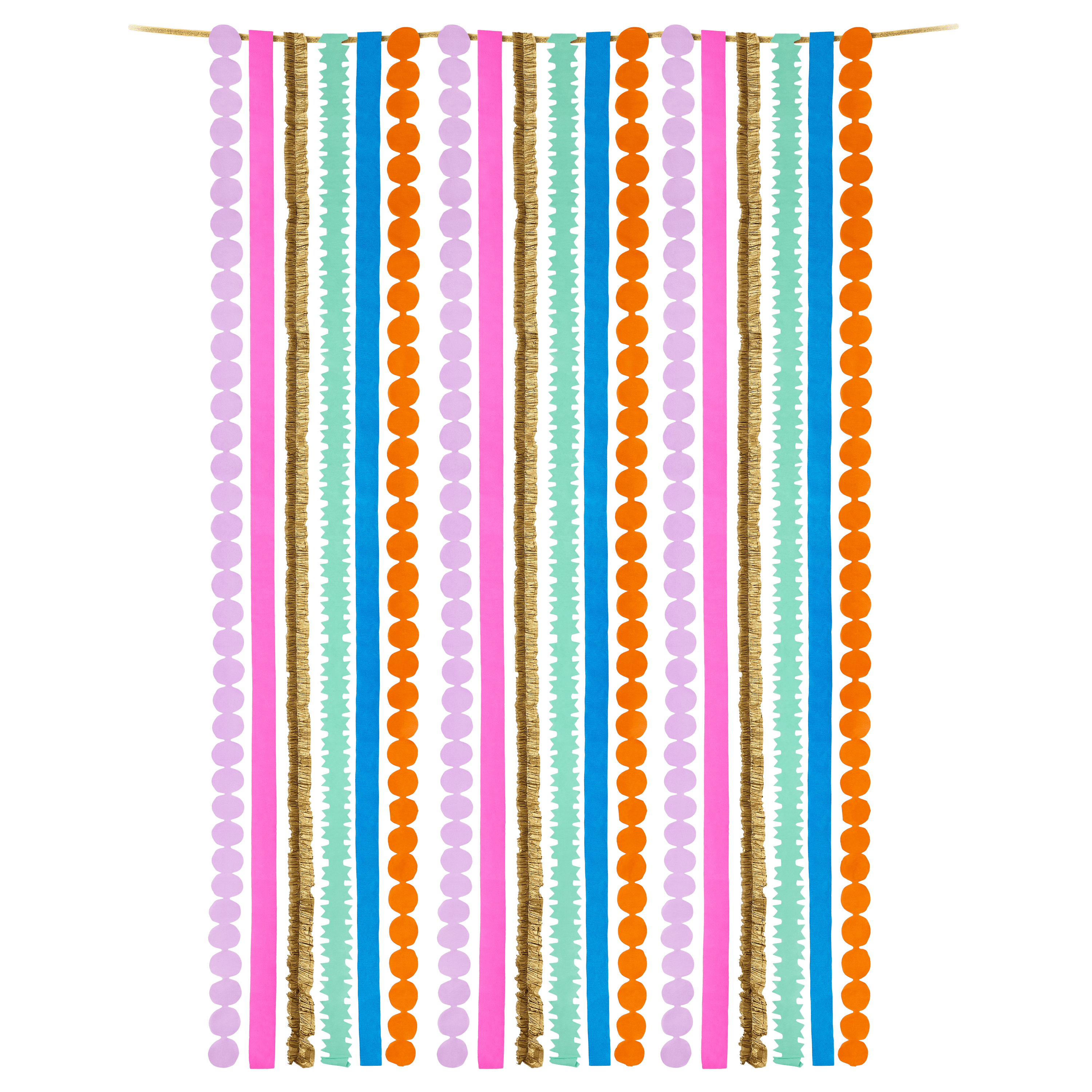 Multicolored Party Streamer Set