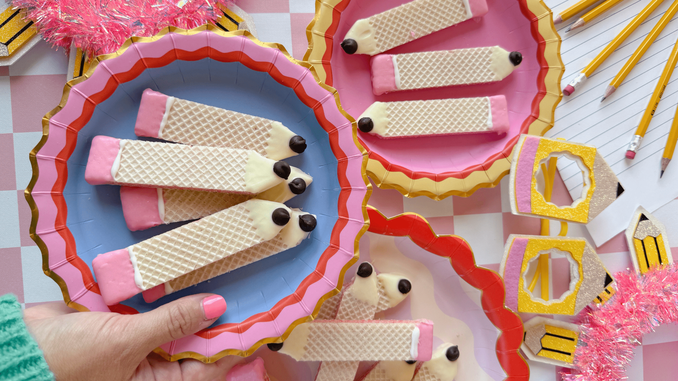 Celebrate with DIY Pencil Wafer Treats ✏️