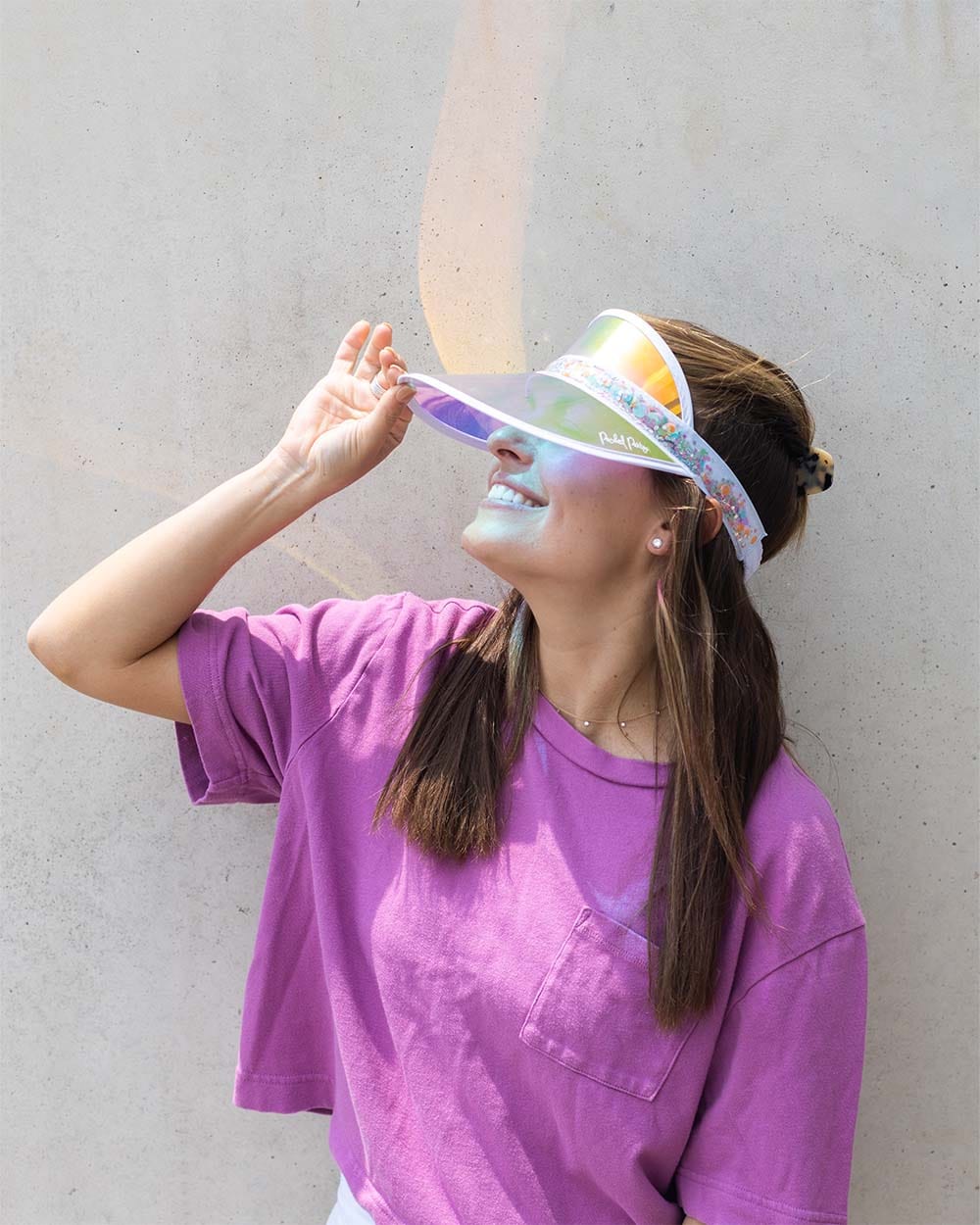 Confetti Sun Visors (Set of 2)